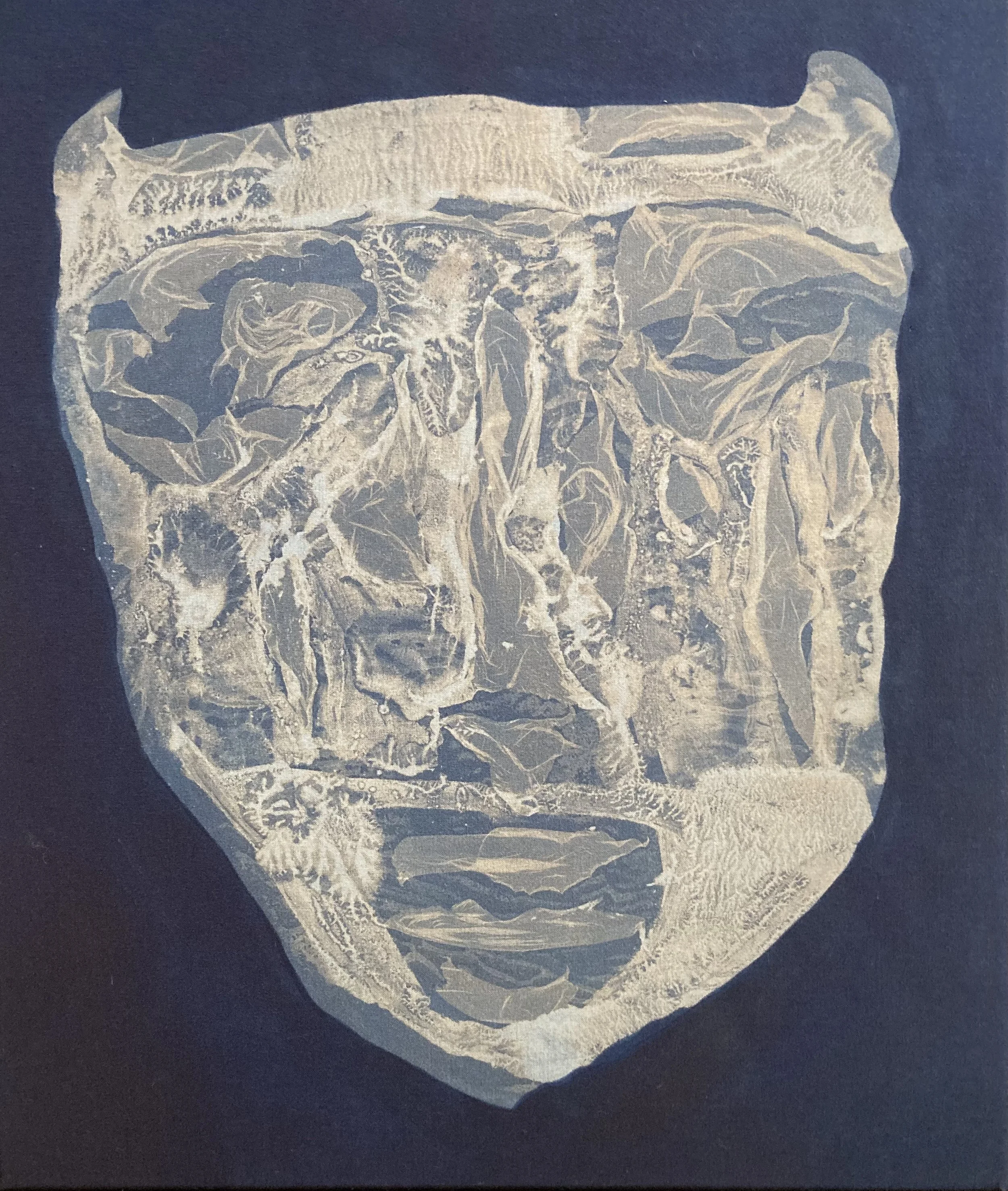  Mask  UV dye on cotton 