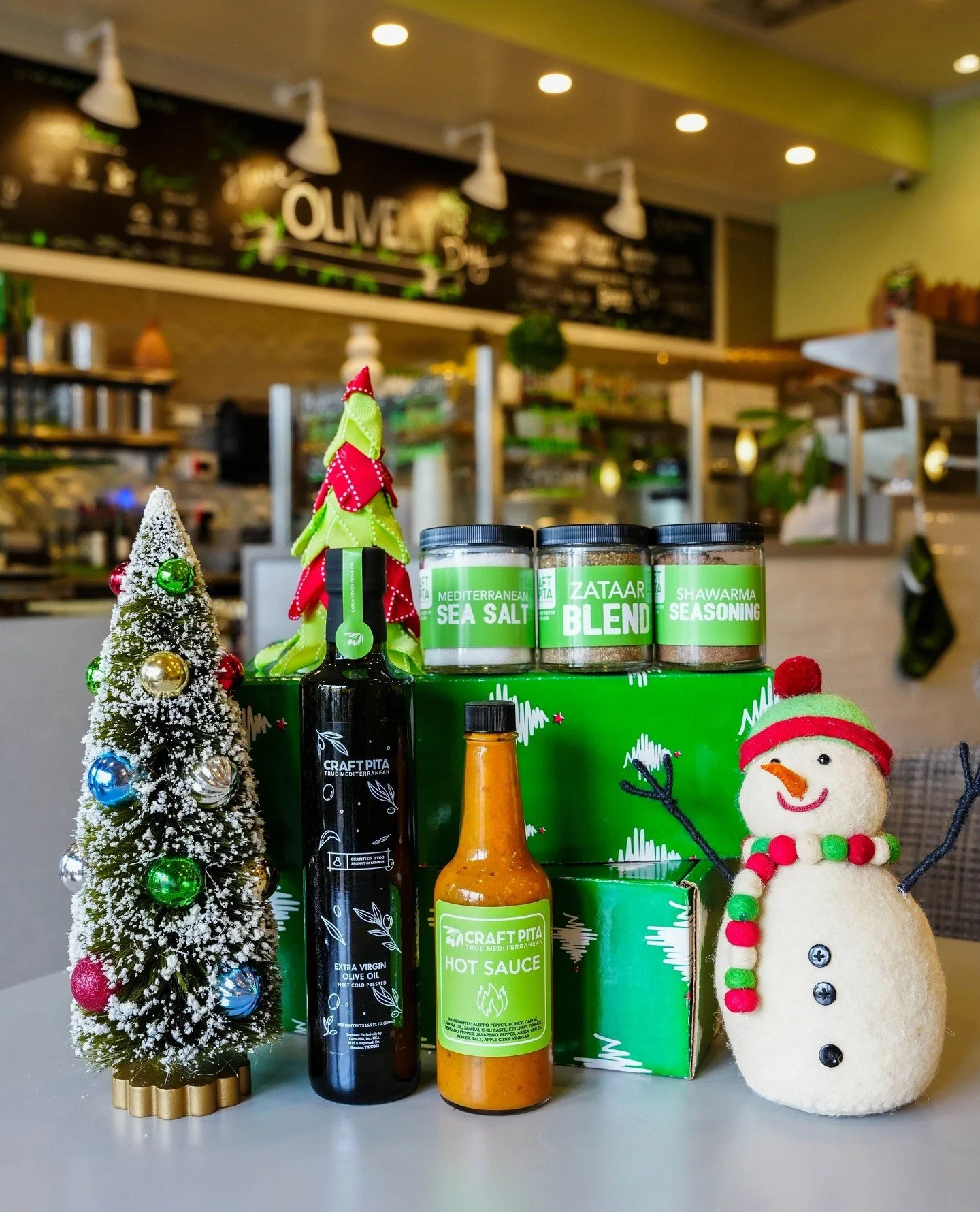Ho ho ho habibi 🎅🏼🧑🏼&zwj;🎄 Give the gift of True Mediterranean this holiday season.⁠
⁠
Starting TOMORROW, we have three gift options available:⁠
⁠
Holiday Gift Box - Shawarma Seasoning, Za&rsquo;atar Blend, CP EVOO, and CP Hot Sauce in a holiday