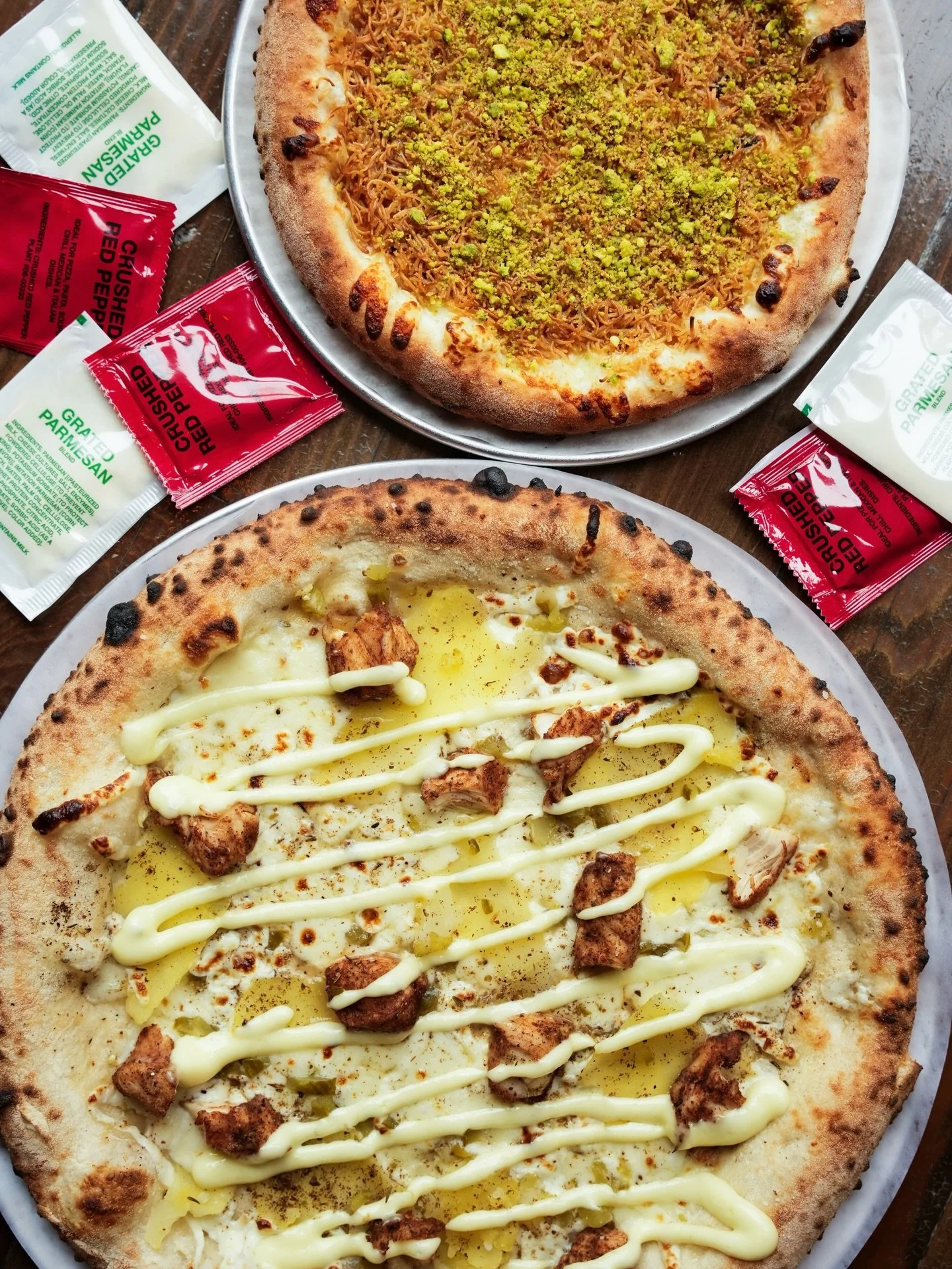 Just a few more days left to grab the Shawarma &amp; Knafeh pizza at @pizaros_pizza 🍕 

Let us know which was your favorite pie! Available at both @pizaros_pizza locations until 1/31/26!