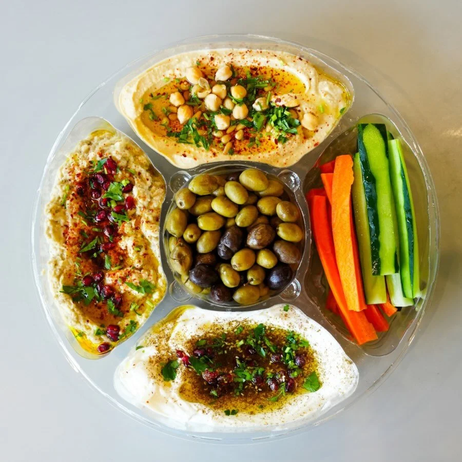 BIG GAME SAVINGS! 🏈🏟️

We are offering 25% off mezze platters and a buy two pints get one FREE special on all of our spreads. Place your order now so you can pick up Sunday before the big game and have some healthy options for your spread.

Order a