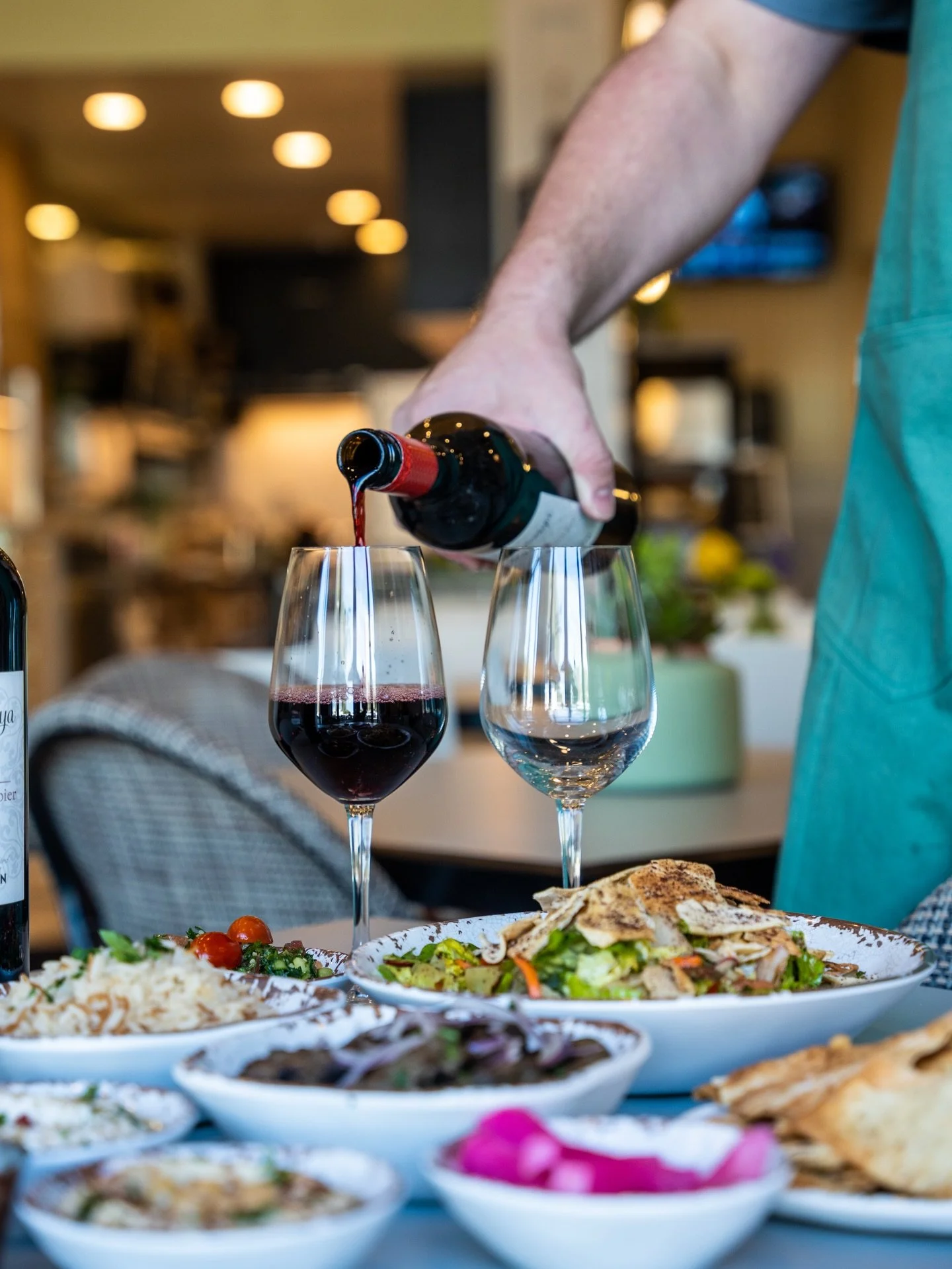FREE BOTTLE OF LEBANESE WINE!
Love is in the air, so we are offering a deal too good even for cupid. For every family meal purchase we are offering a FREE bottle of Lebanese wine for dine-in, togo, and delivery.

Book your table at craftpita.com or i