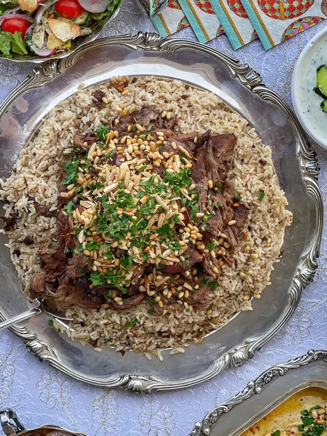Orthodox Easter is Sunday 🐣🐑🐰

We have Easter Specials available for pre-order! Lebanese Easter classics like:

Whole Roasted Lamb Shoulder
Riz a Djej: Lebanese Chicken &amp; Rice

Available for pick up hot or cold this Sunday. The rest of our reg