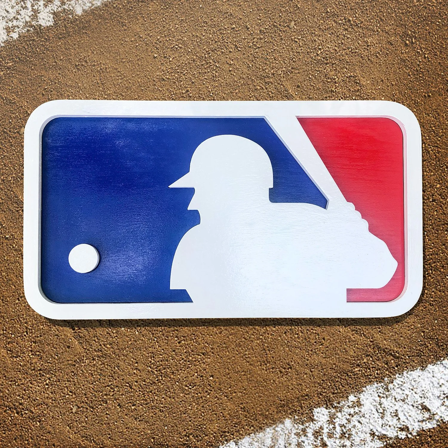 Painted MLB Logo