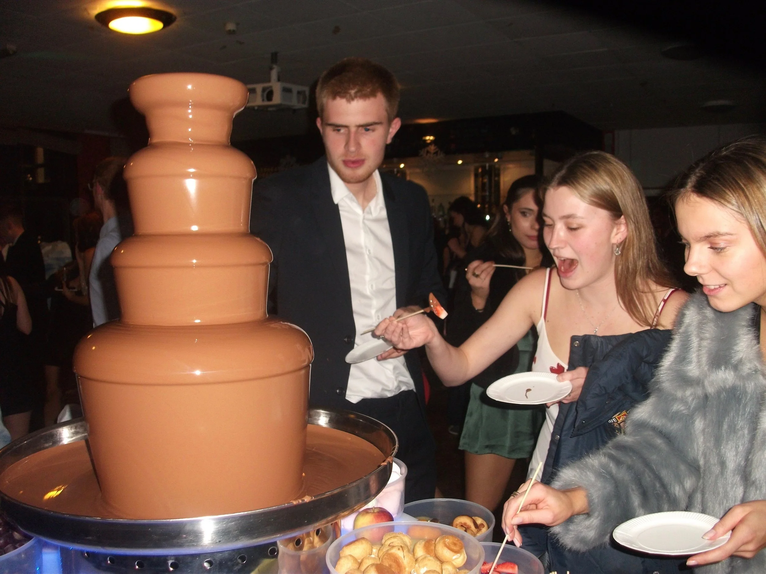 Chocolate Fountain with 10 different dipping items