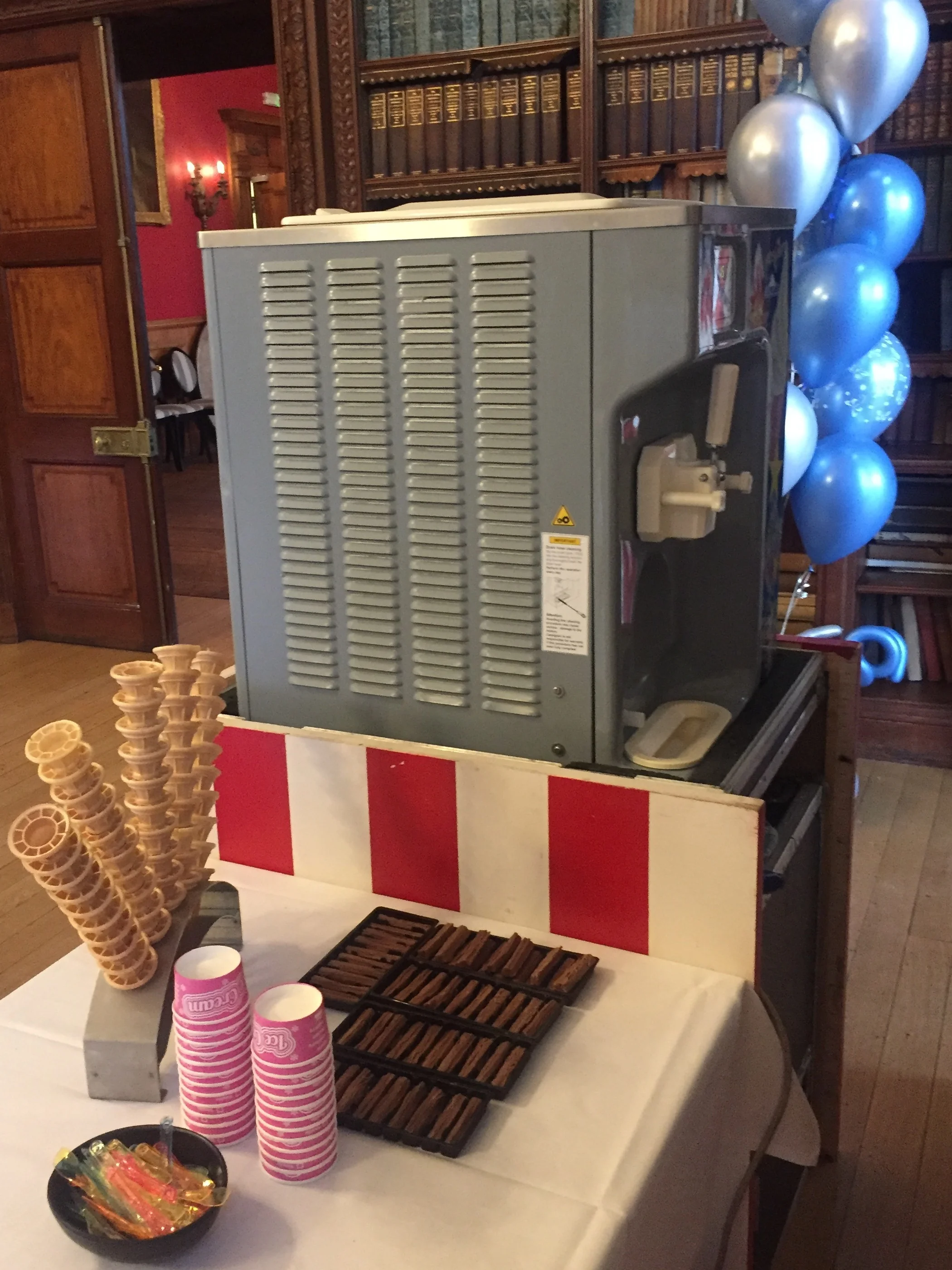 Ice Cream machine at Boutique Hotel chain