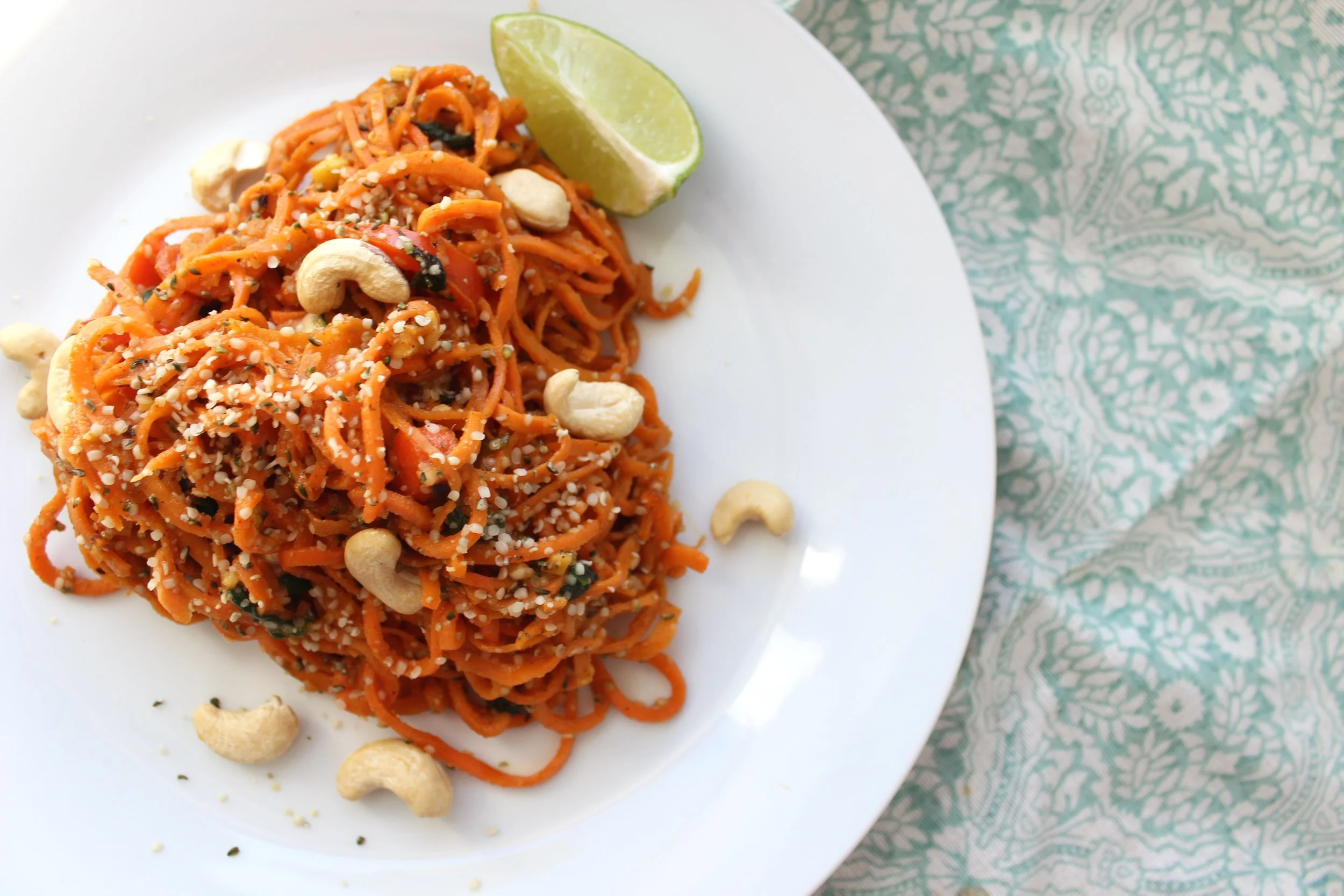 Sweet Potato Veggie Pad Thai