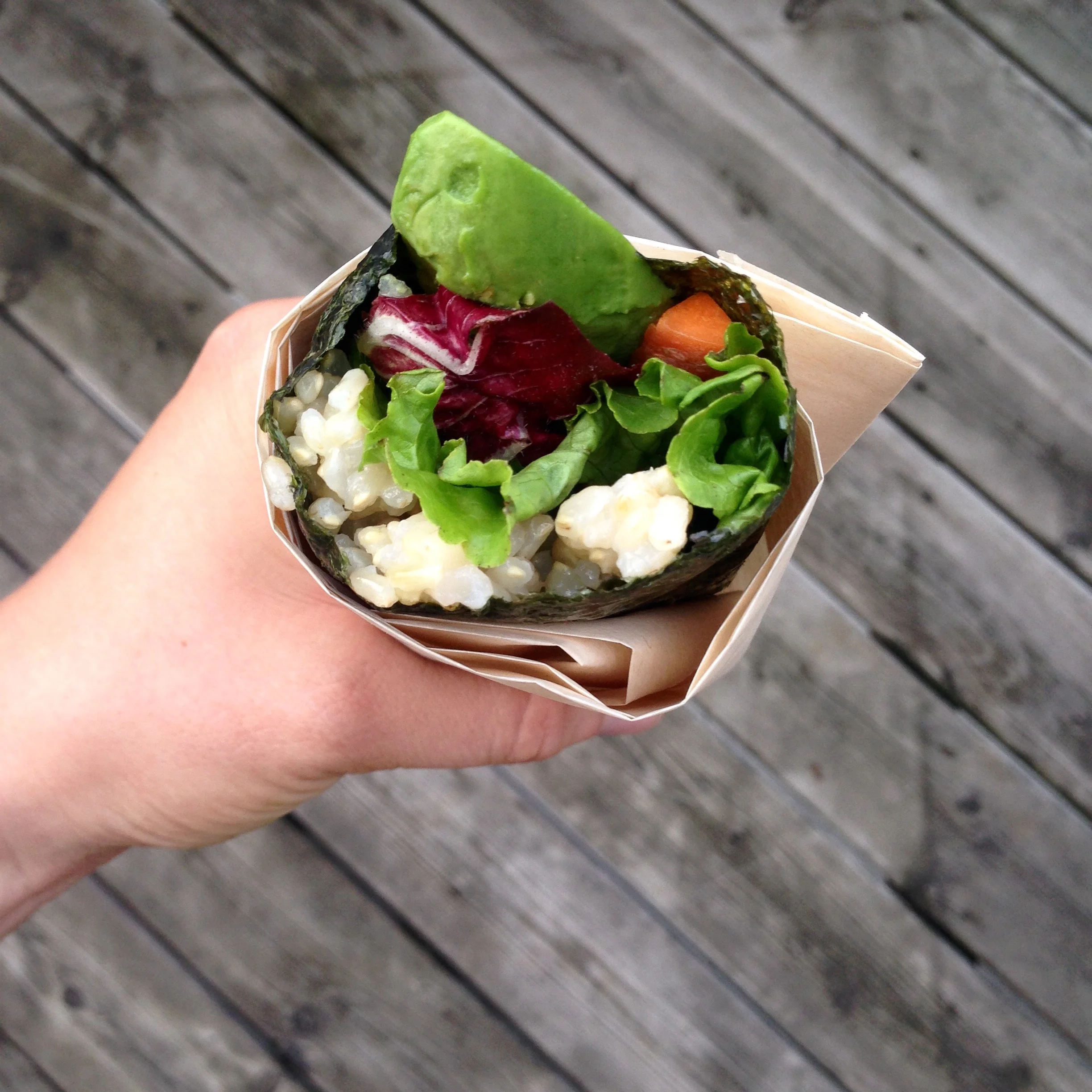 Vegetarian Sushi Burrito