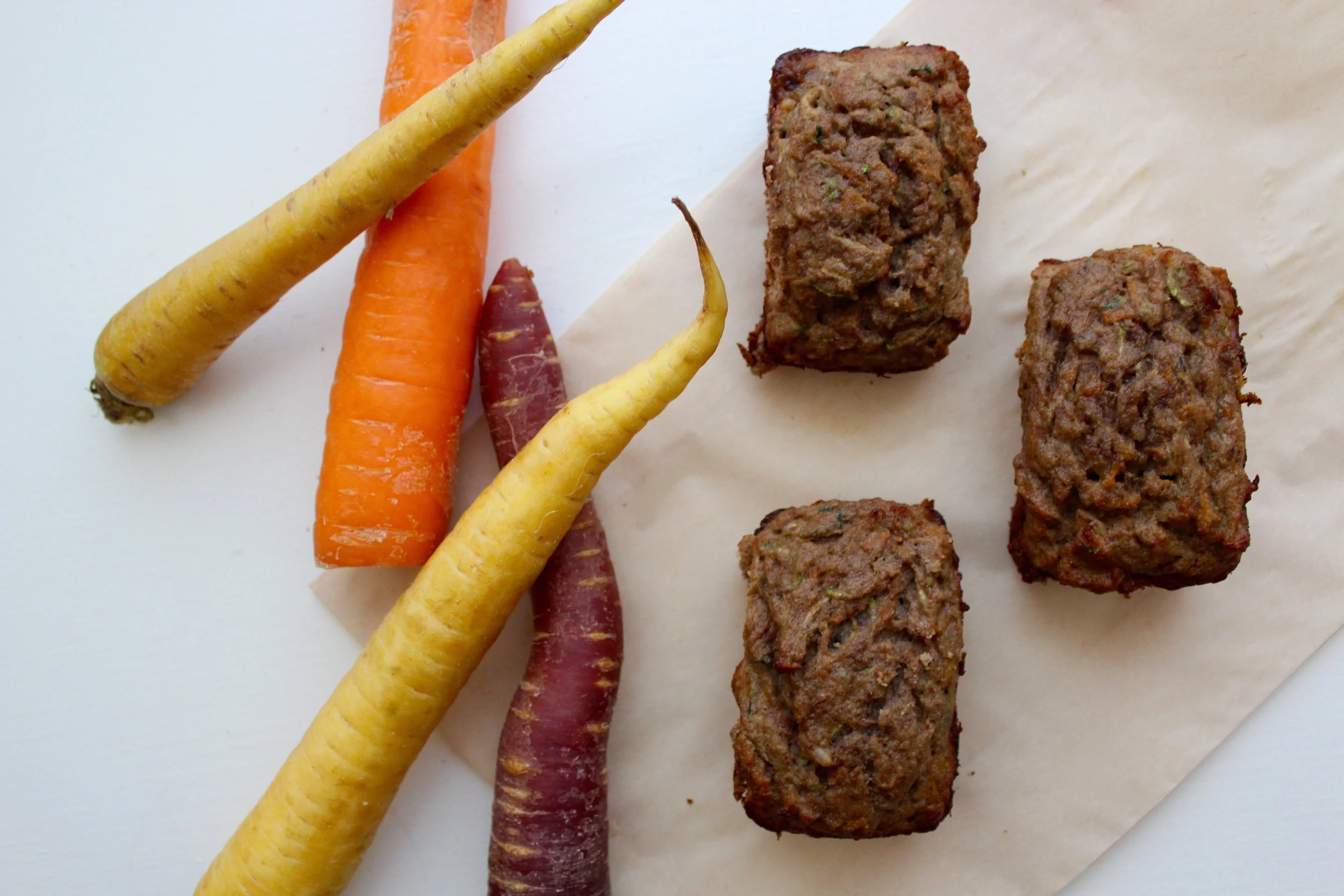 Spiced Zucchini Carrot Muffins