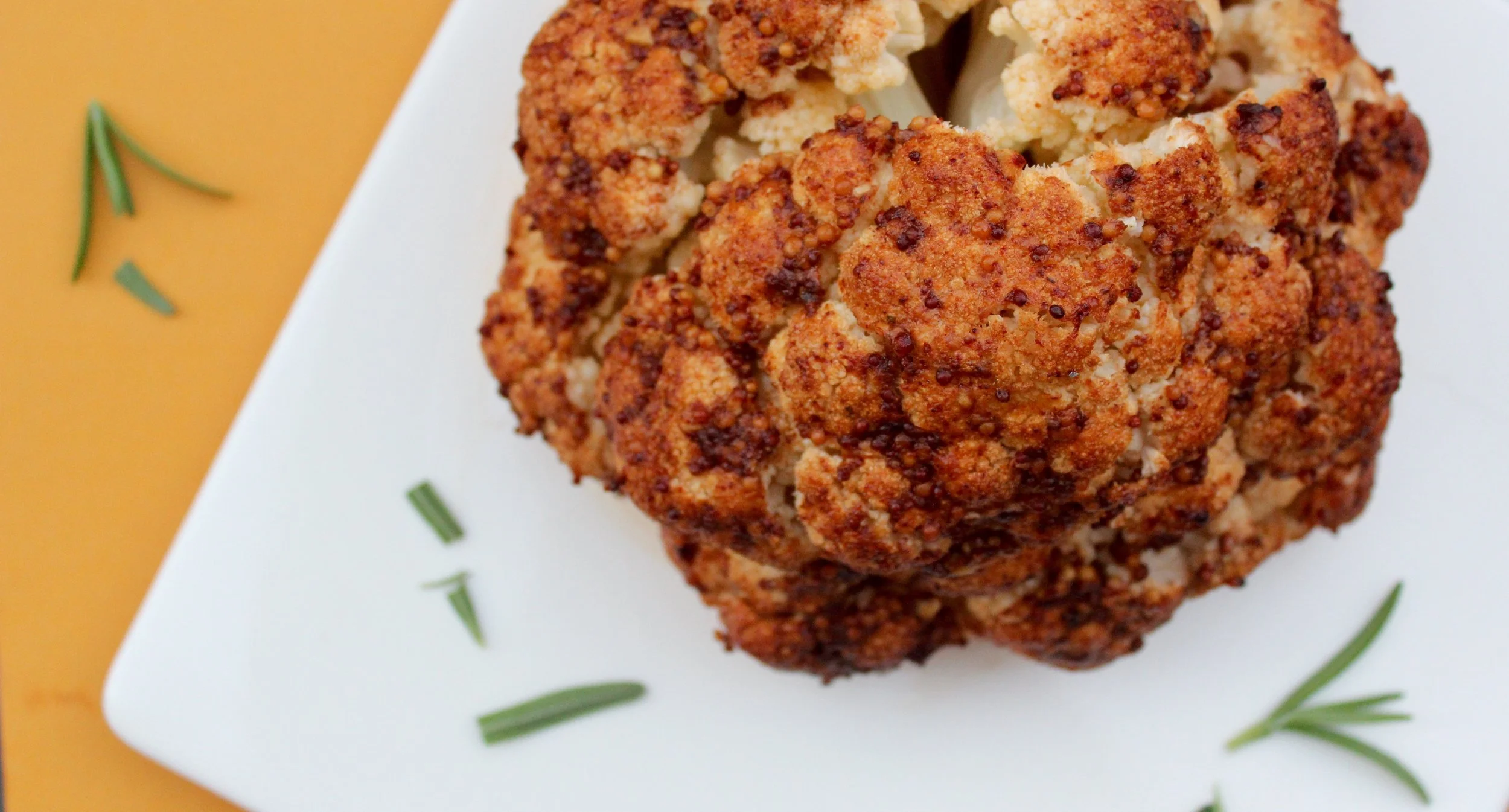 Roasted Cauliflower Head