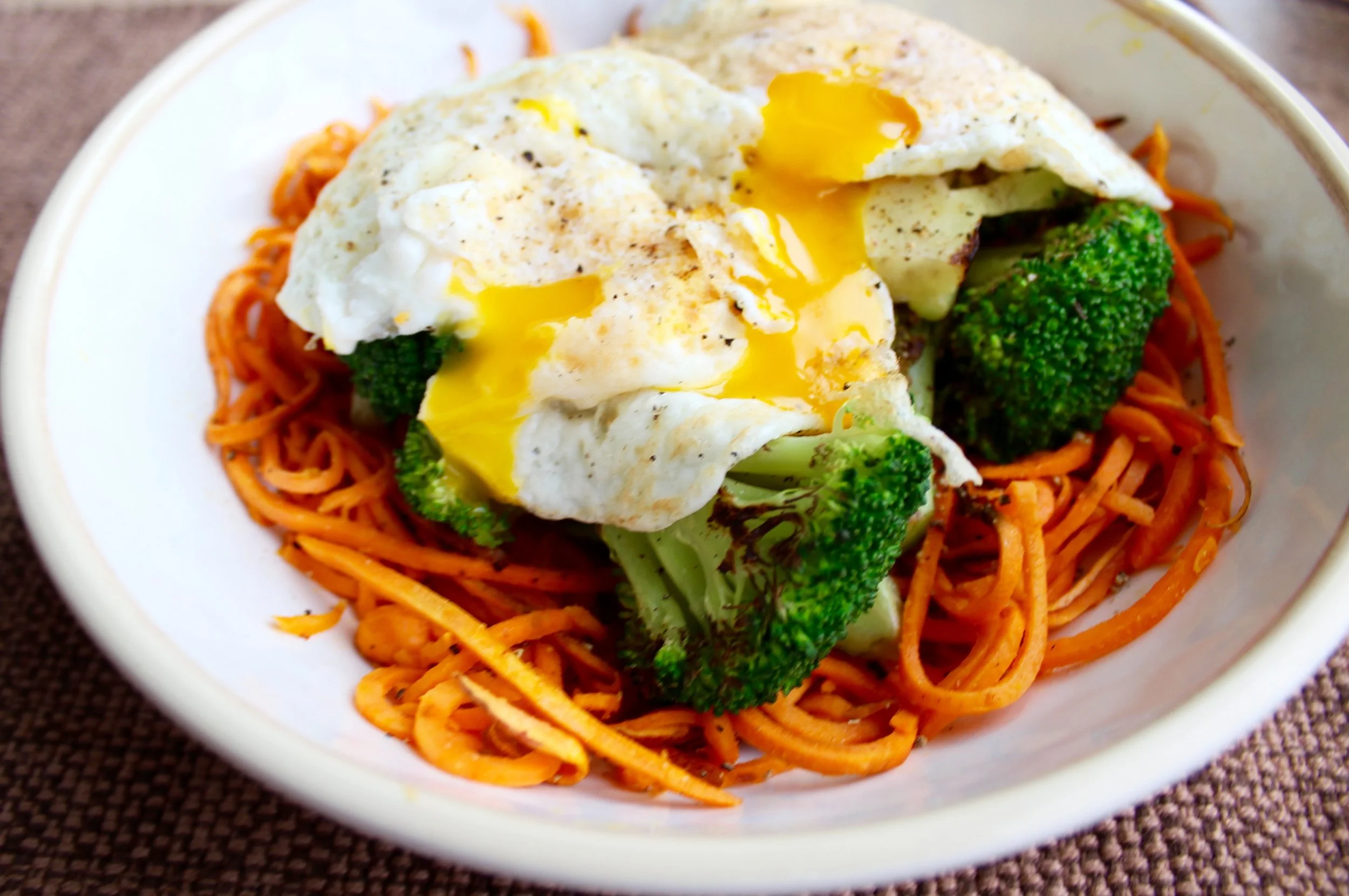 Sweet Potato Egg Trio