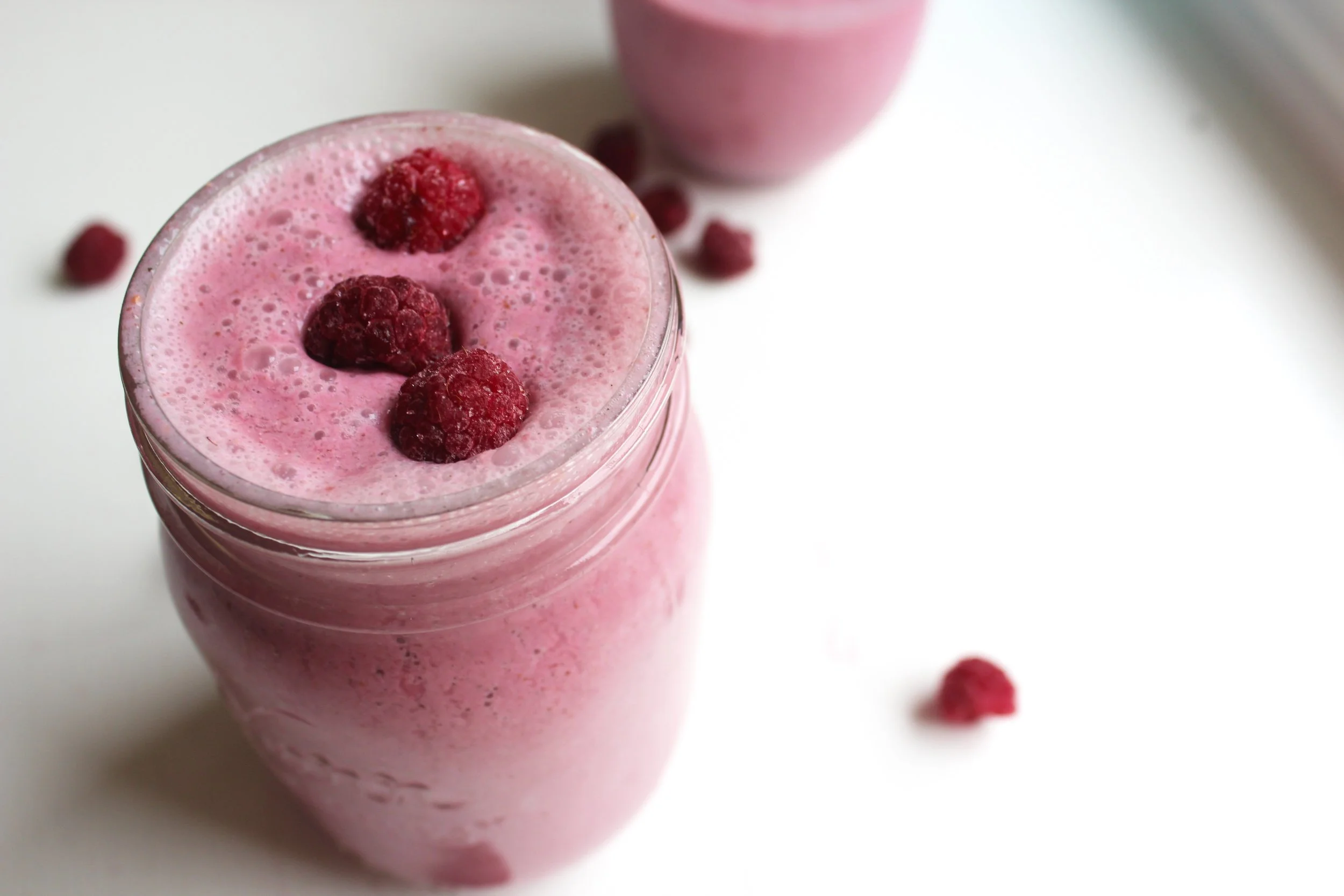 Raspberry Cream Gut Loving Smoothie
