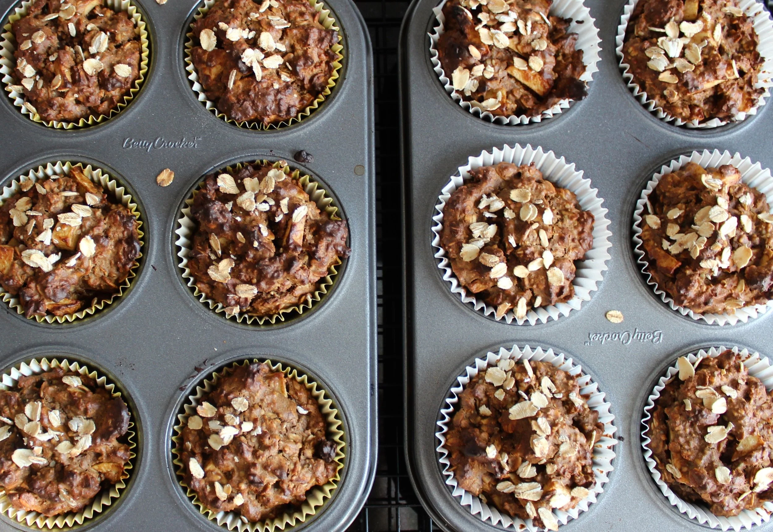 Apple Spice Protein Muffins