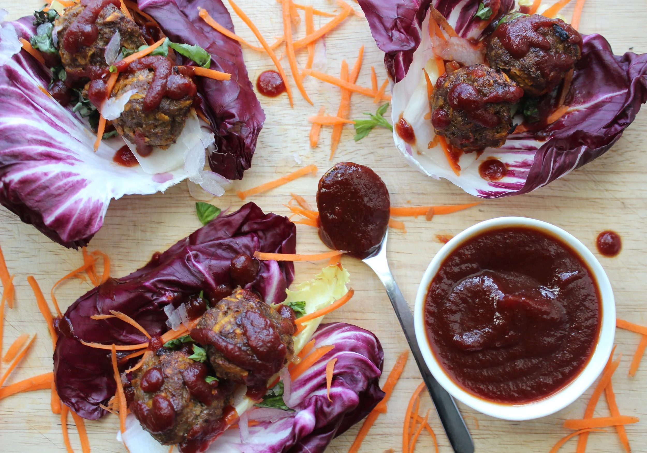 Korean-Inspired Lettuce Wraps