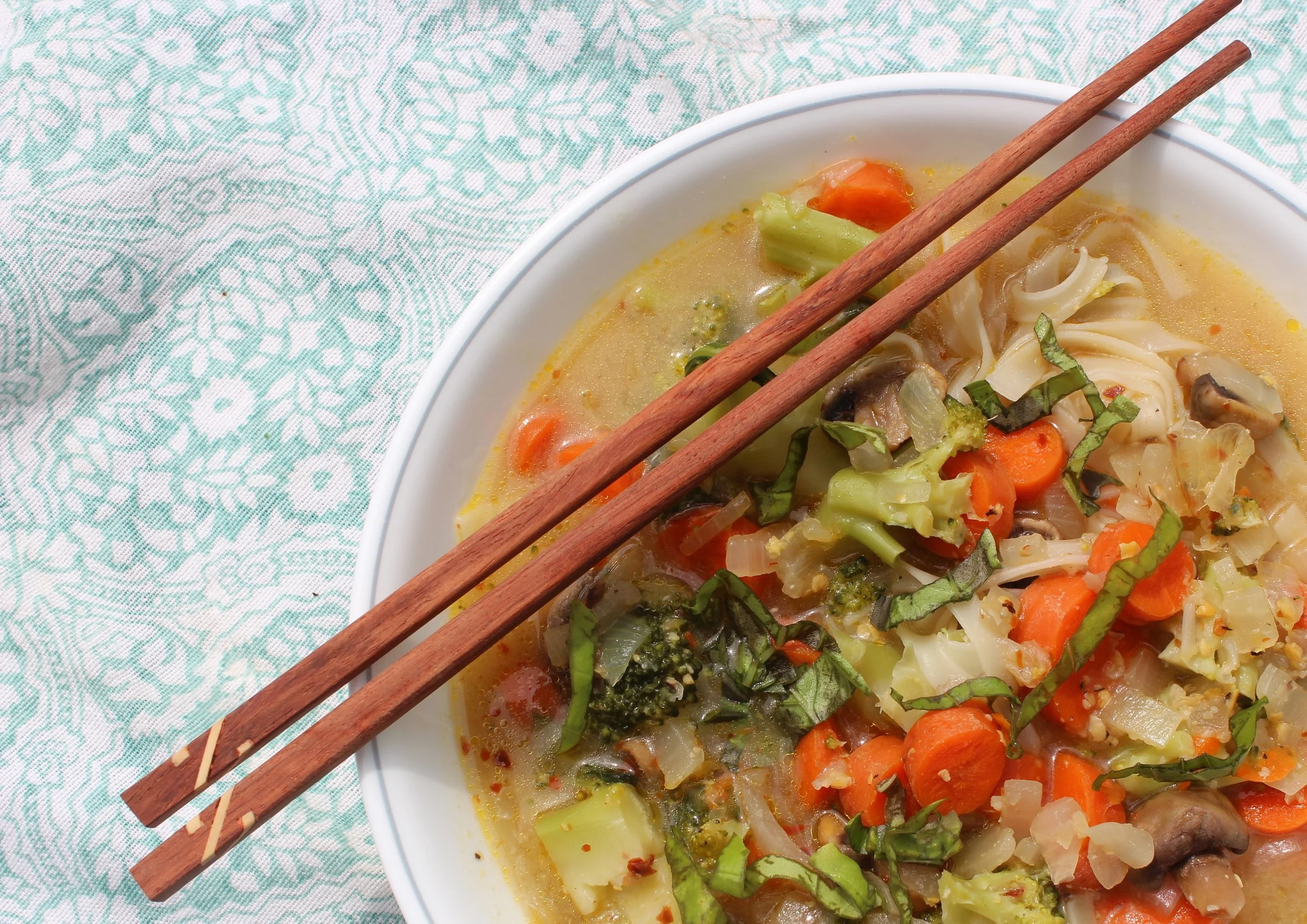 Quick Veggie Faux Pho