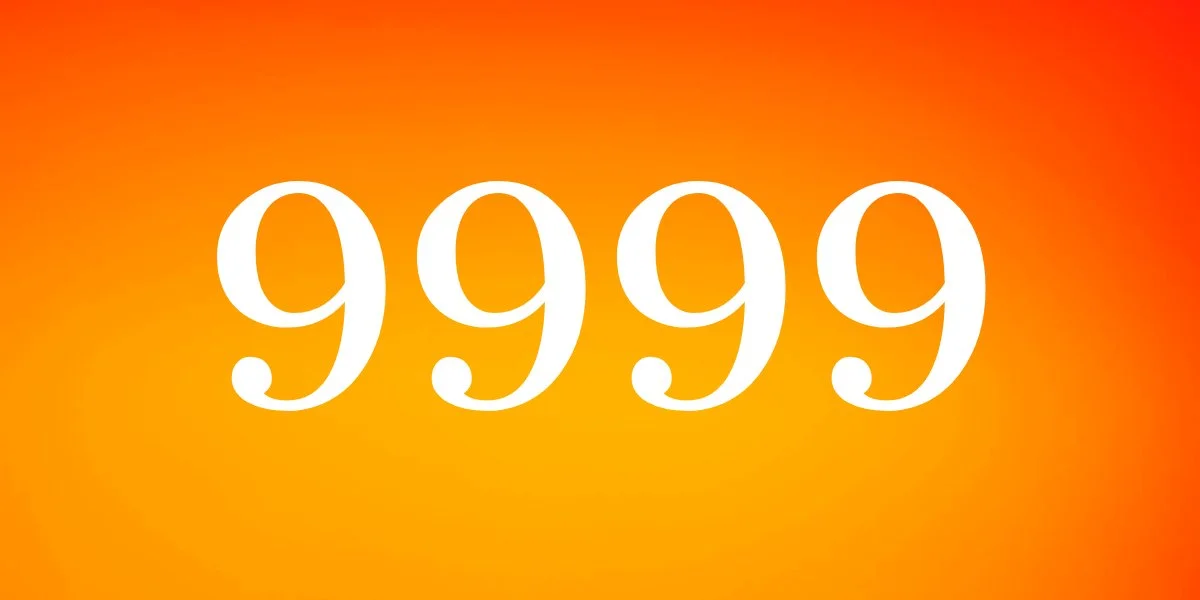 9999 Number 9999 Number