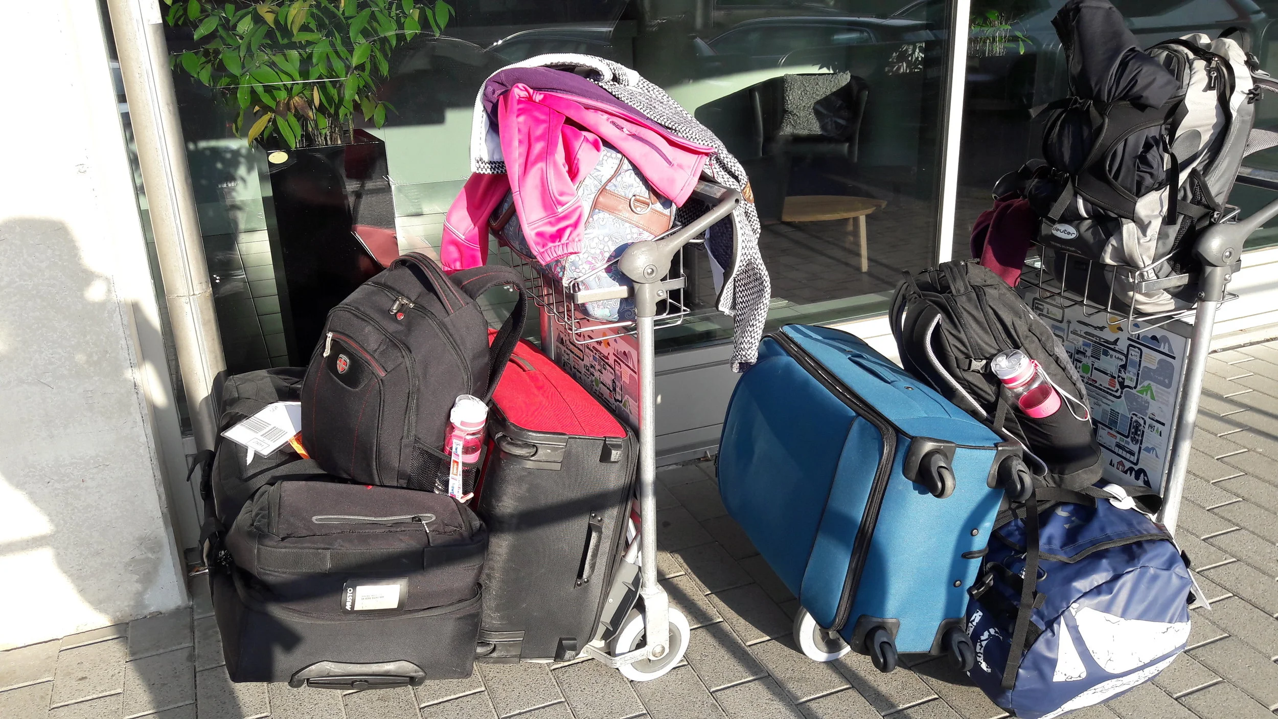 Vorbereitung und Abflug one way…