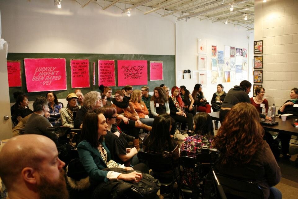 Attendees listening to the Panel  Fertile ground: Body Politics and Sexuality   