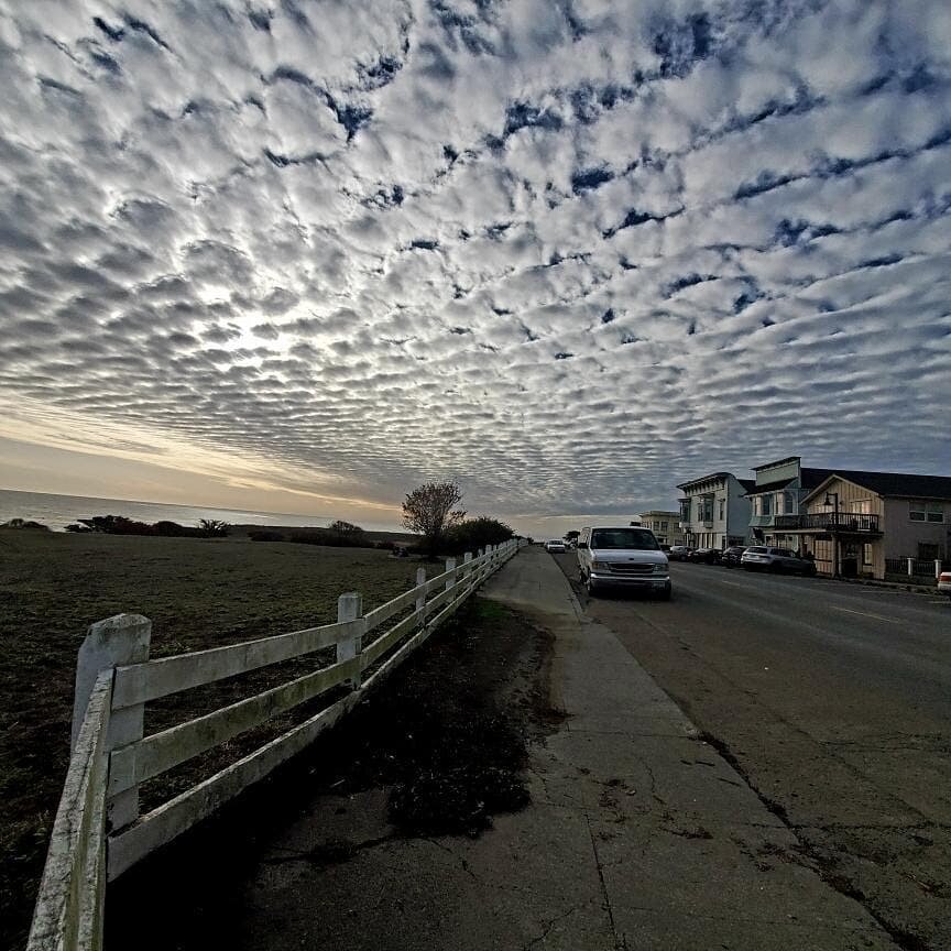 Amazing winter skies in Mendocino,  come experience it for yourself at the Headlands Inn