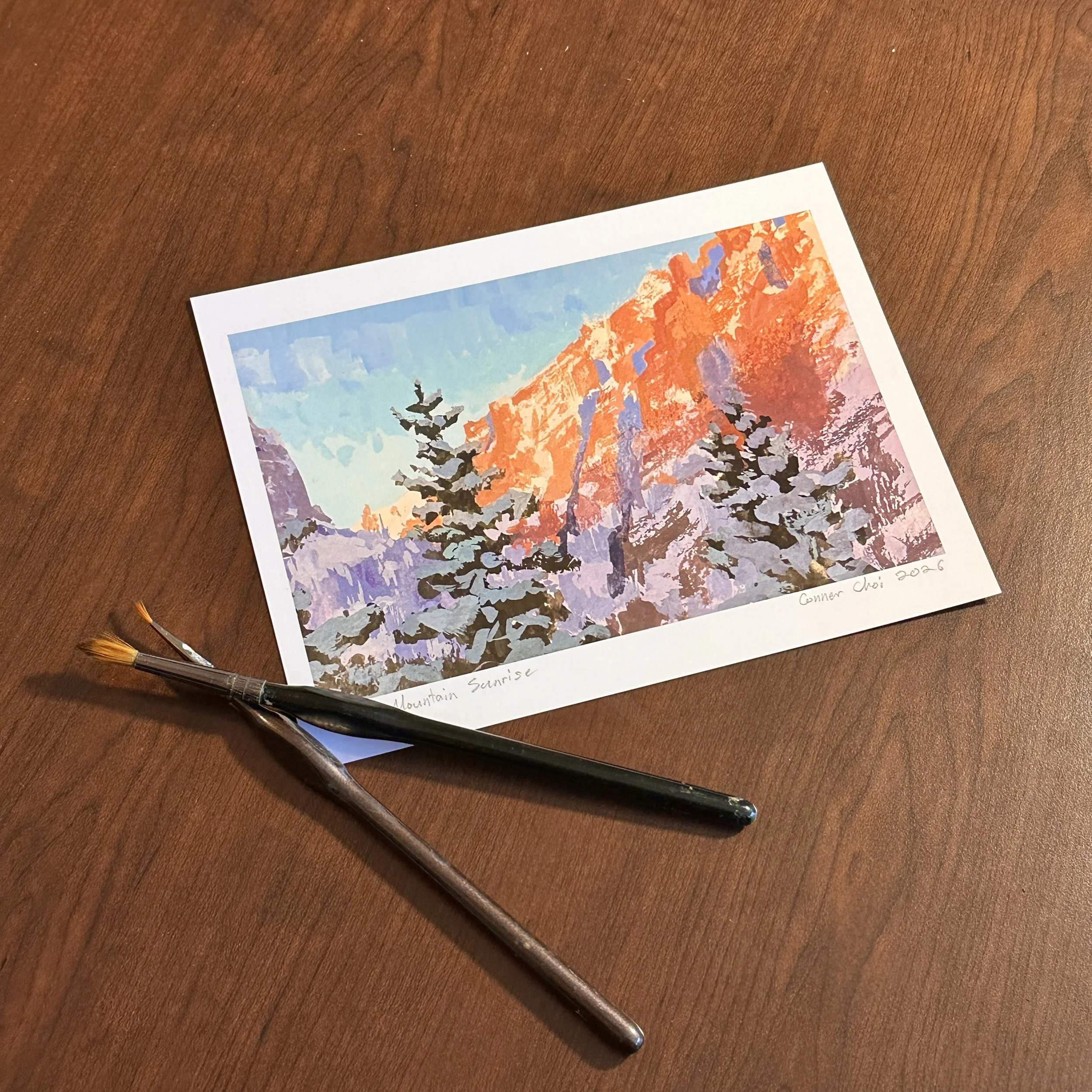 Sunrise in the Rockies