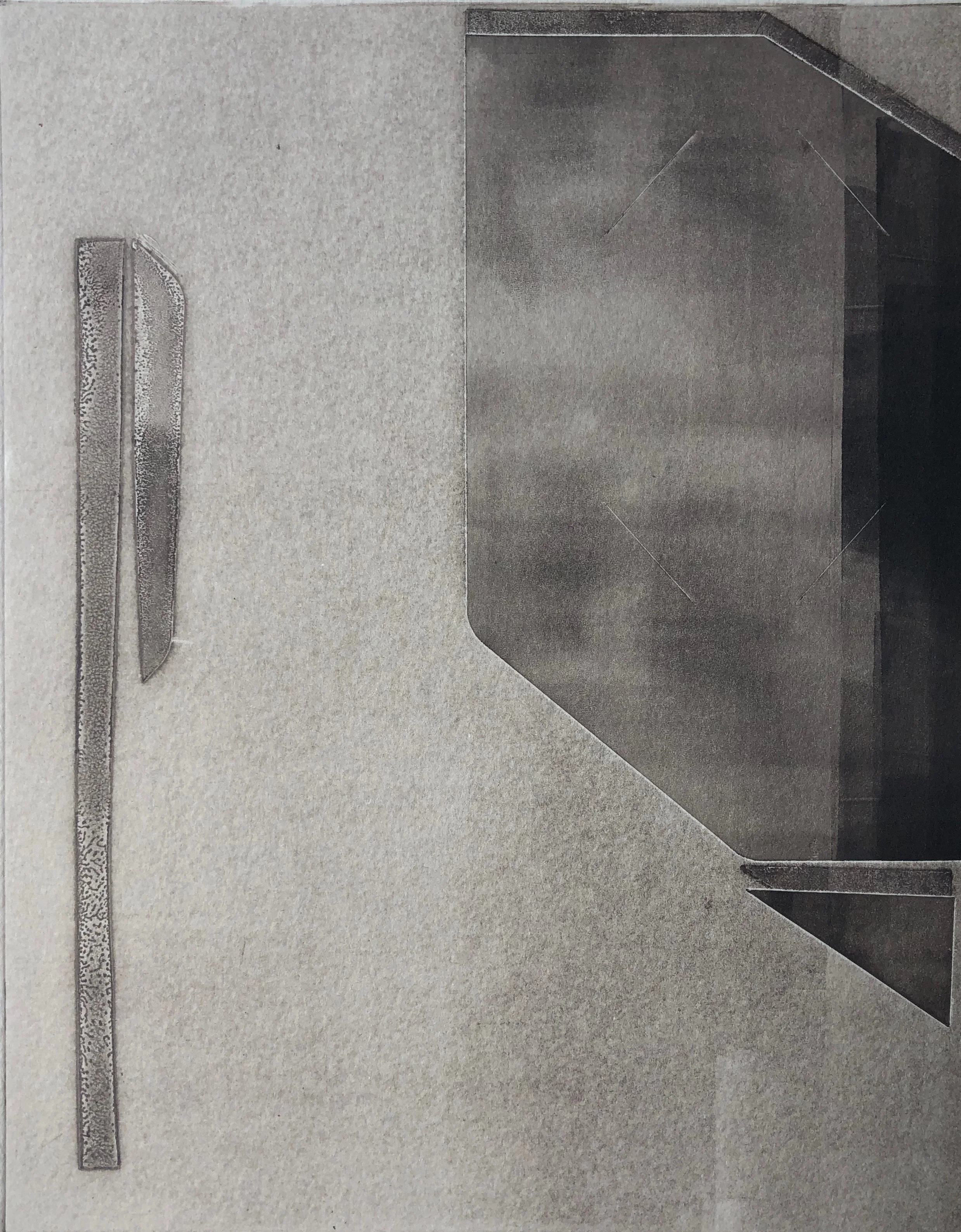 “faint” 2019 | monotype | image size: 8” x 10” | sheet size: 11” x 15”