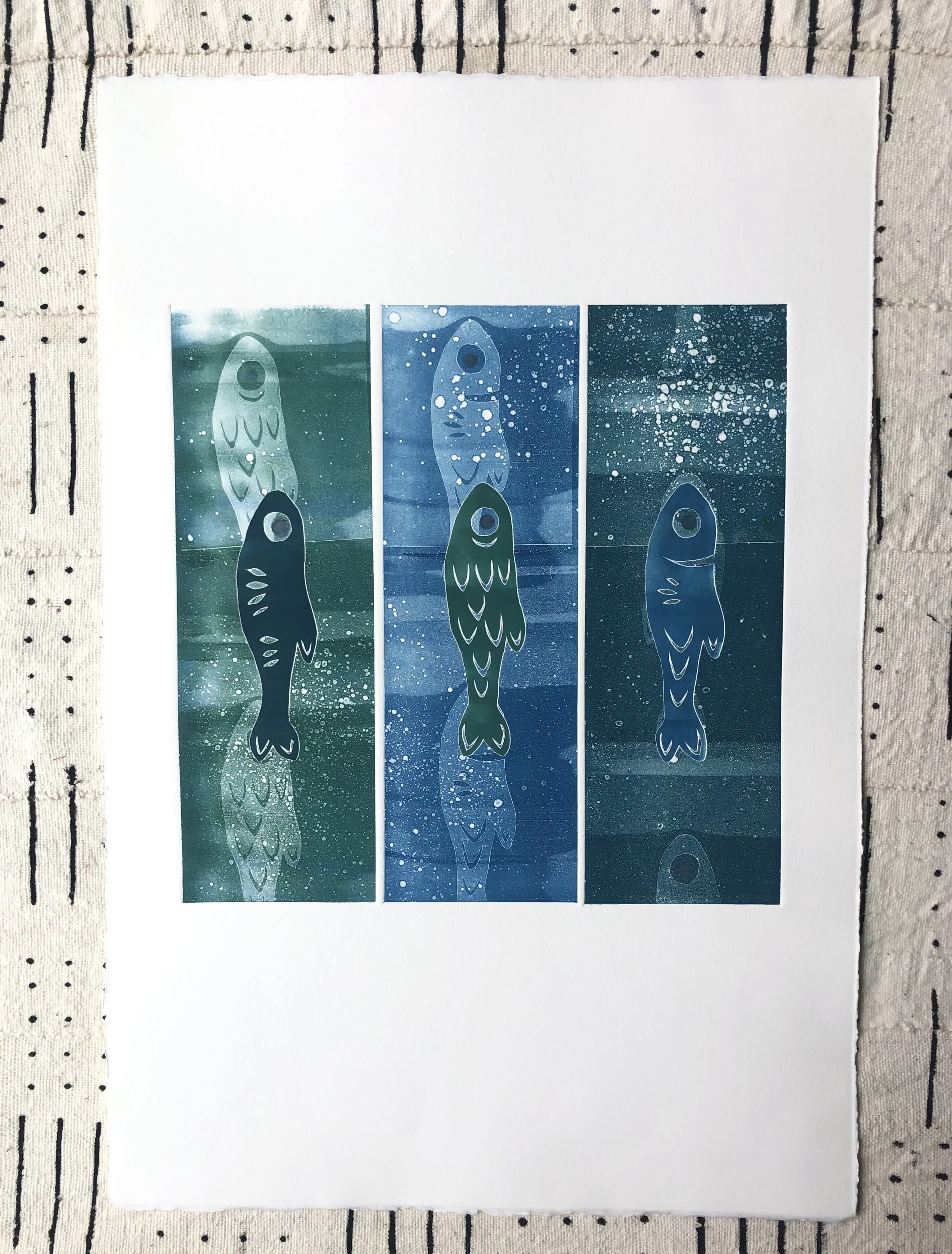 Starry Blue Flow, 2019