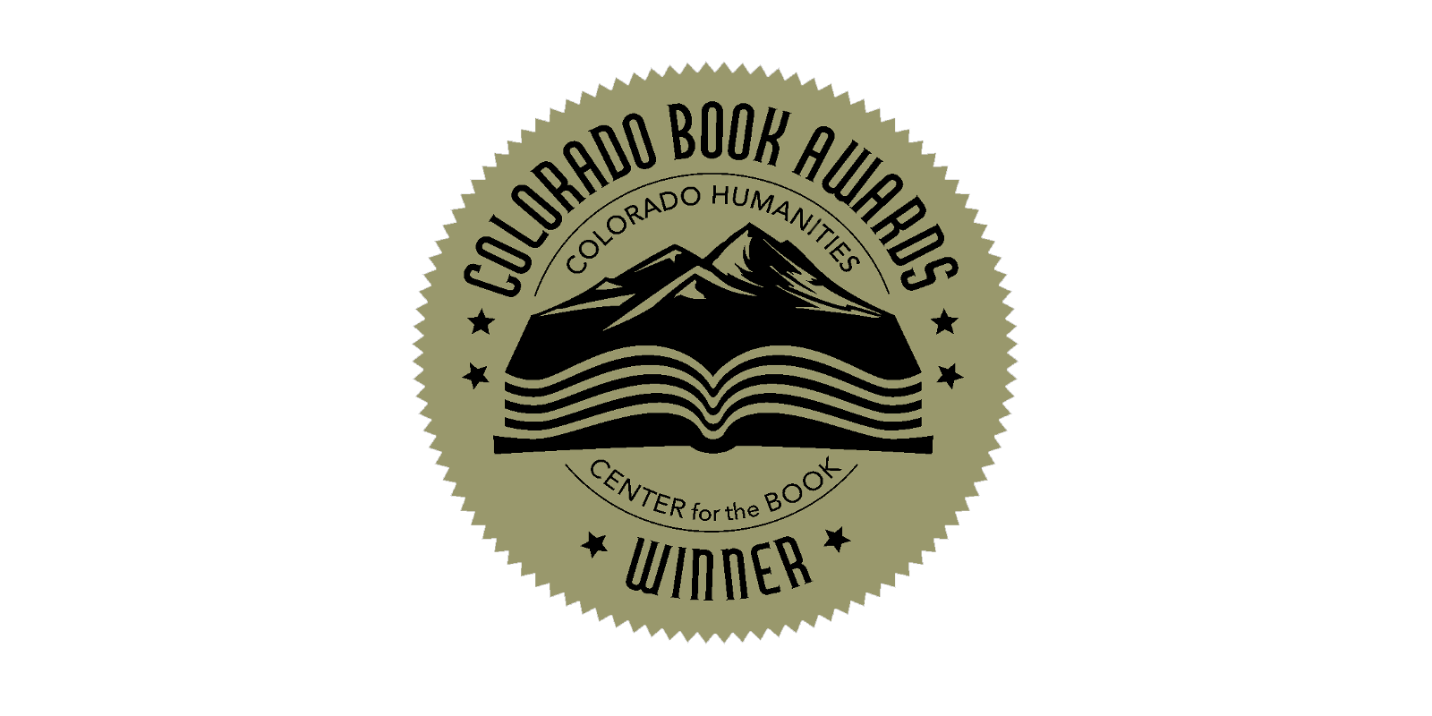 gold medallion for Winner of Colorado Book Award