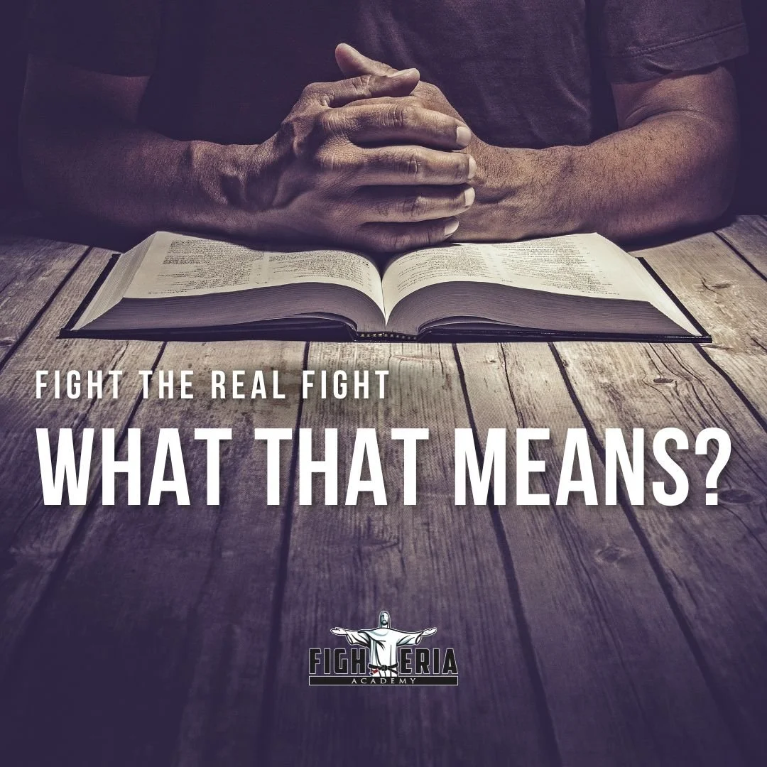 FIGHT THE REAL FIGHT