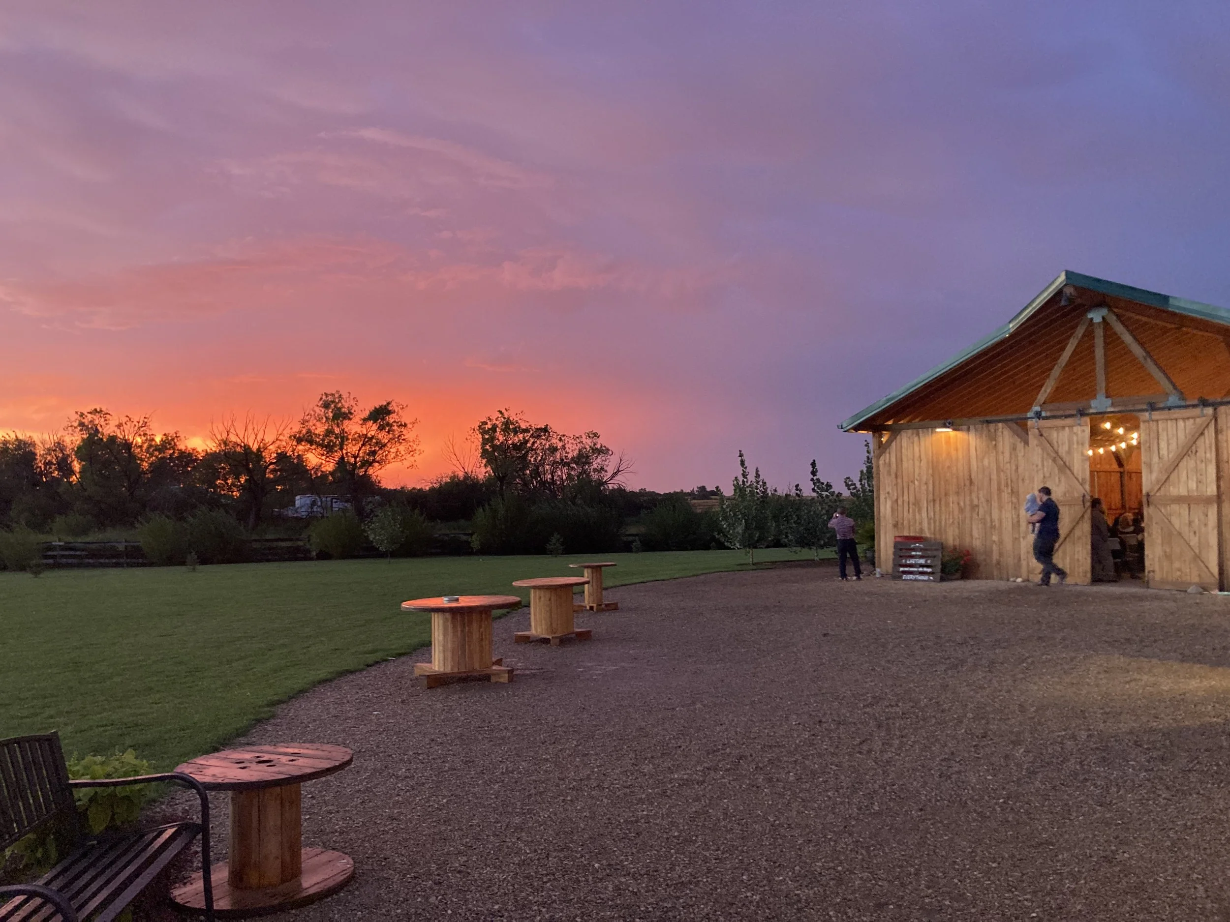 sunset of recepion building.JPG