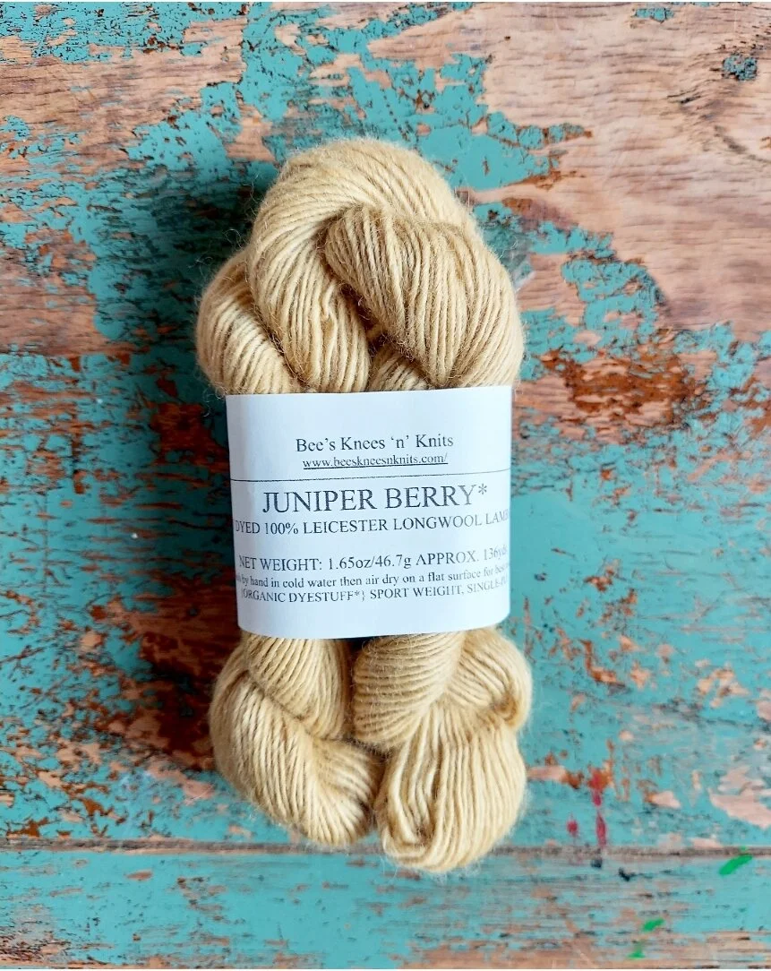 Juniper Berry lambswool yarn — Bee
