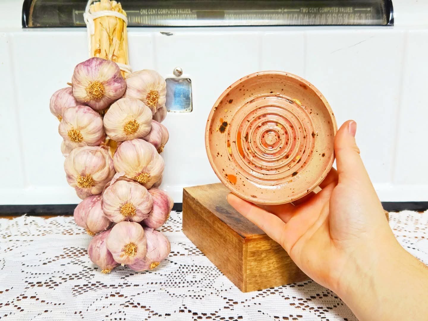 Pink Speckled Grater