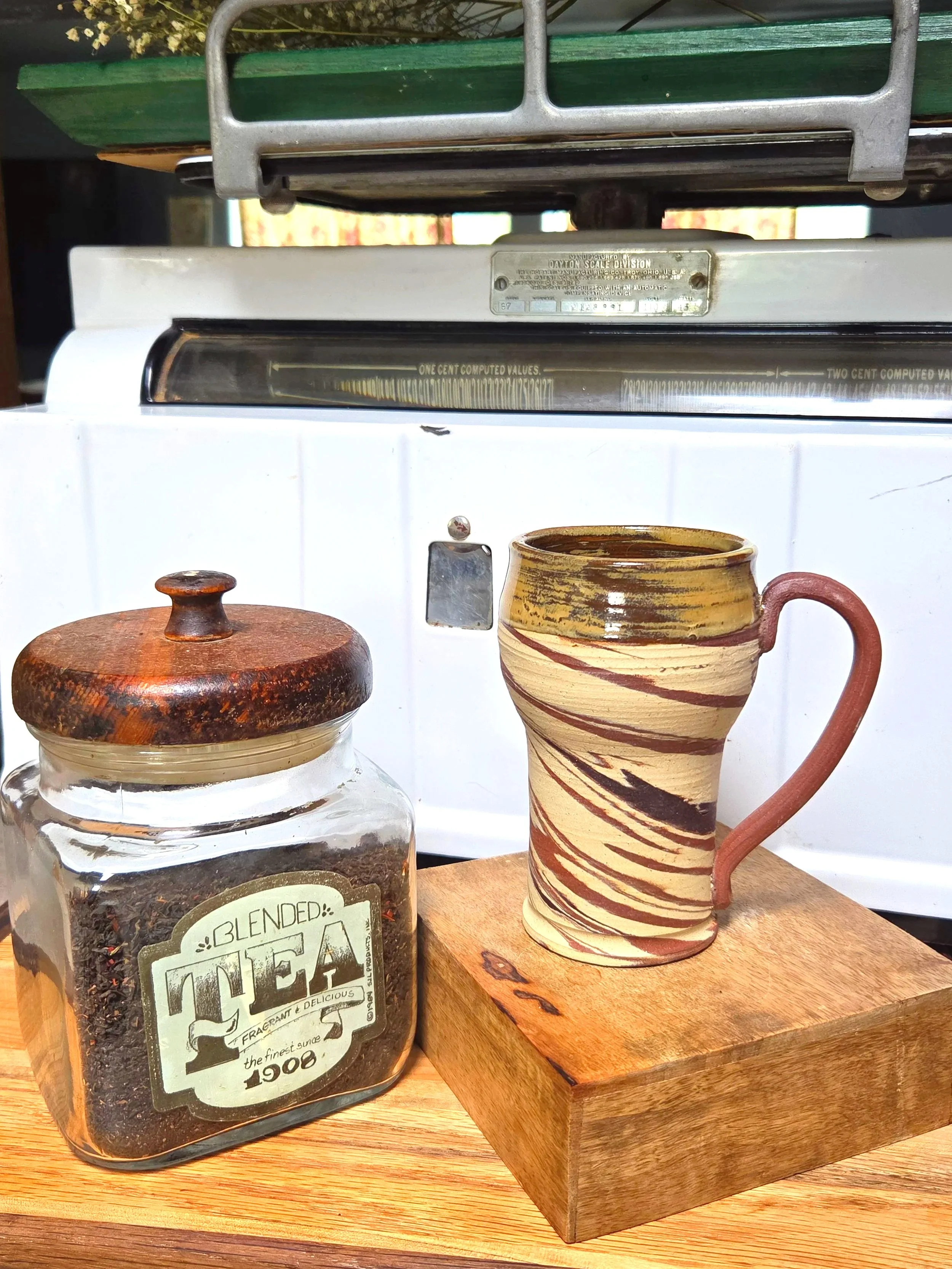 Medium Tankard with exposed marbling (see details)