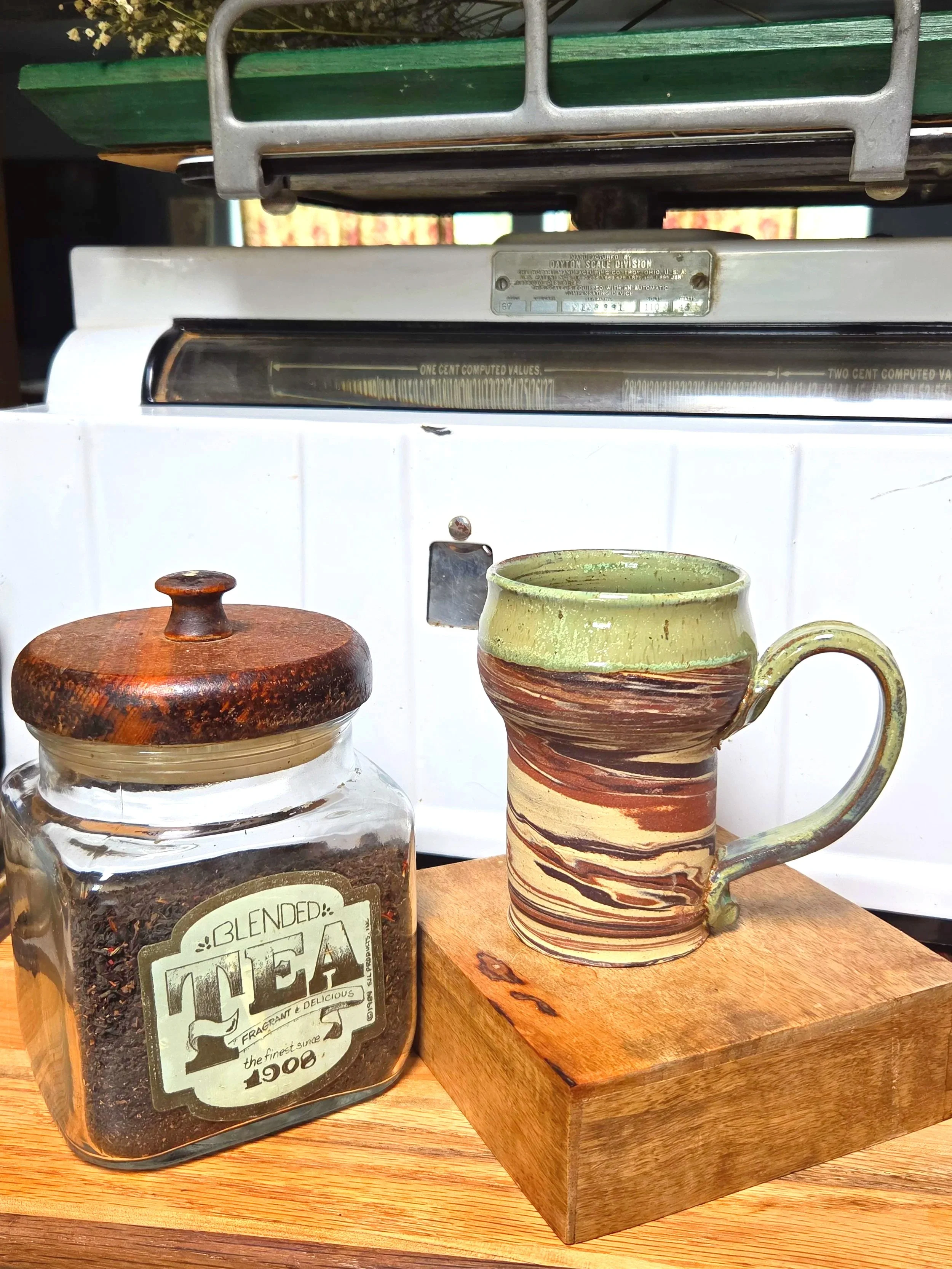 Medium Tankard with exposed marbling (see details)