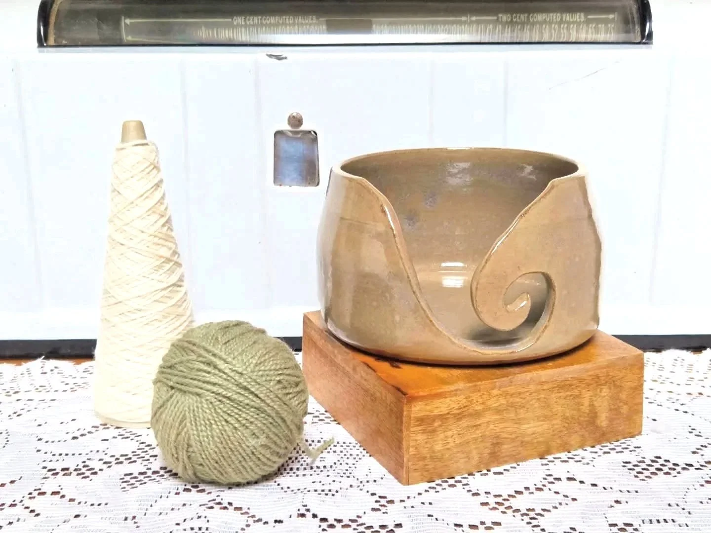 Earthy Yarn Bowl