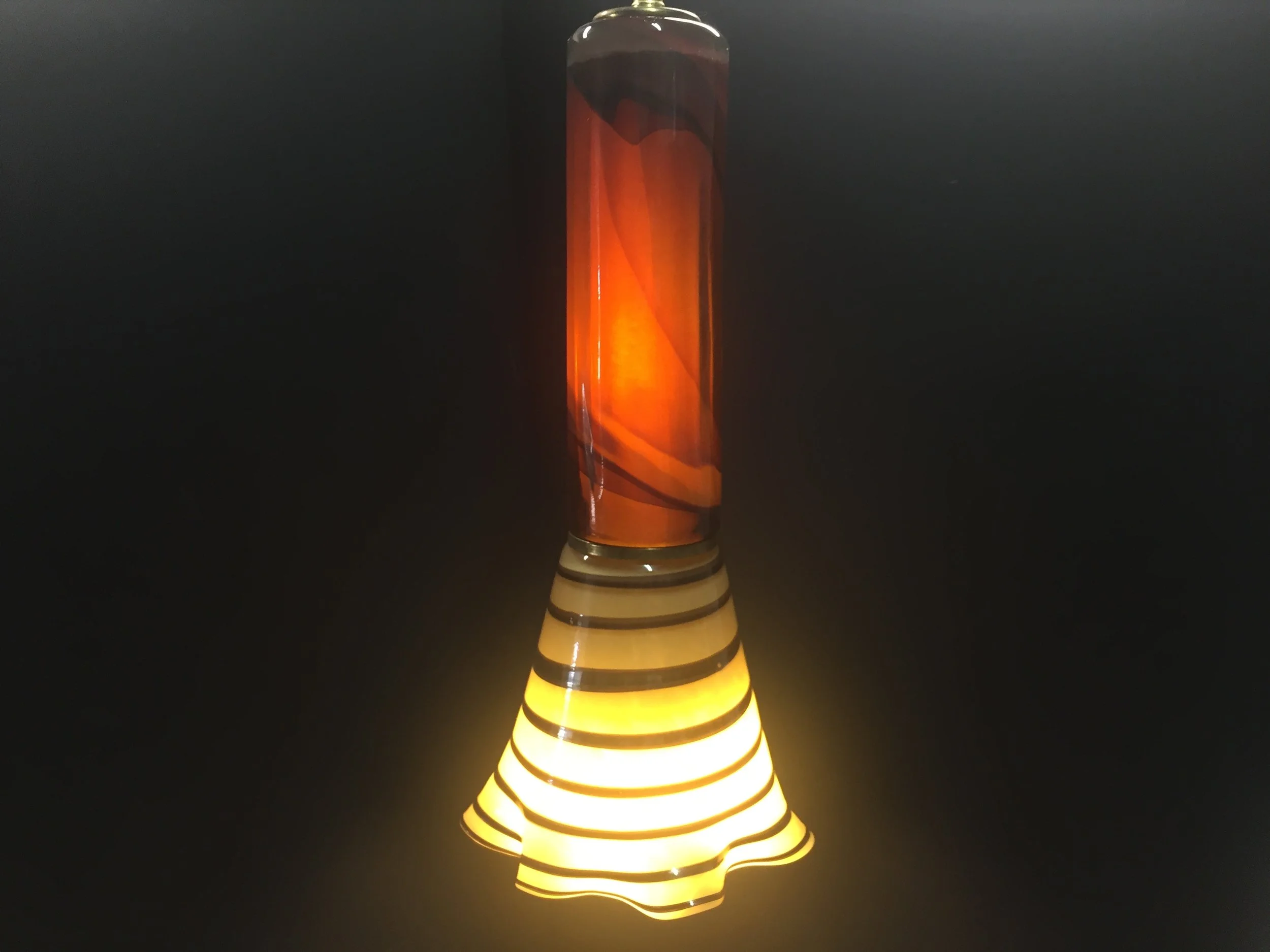 Rewired Glass Pendant