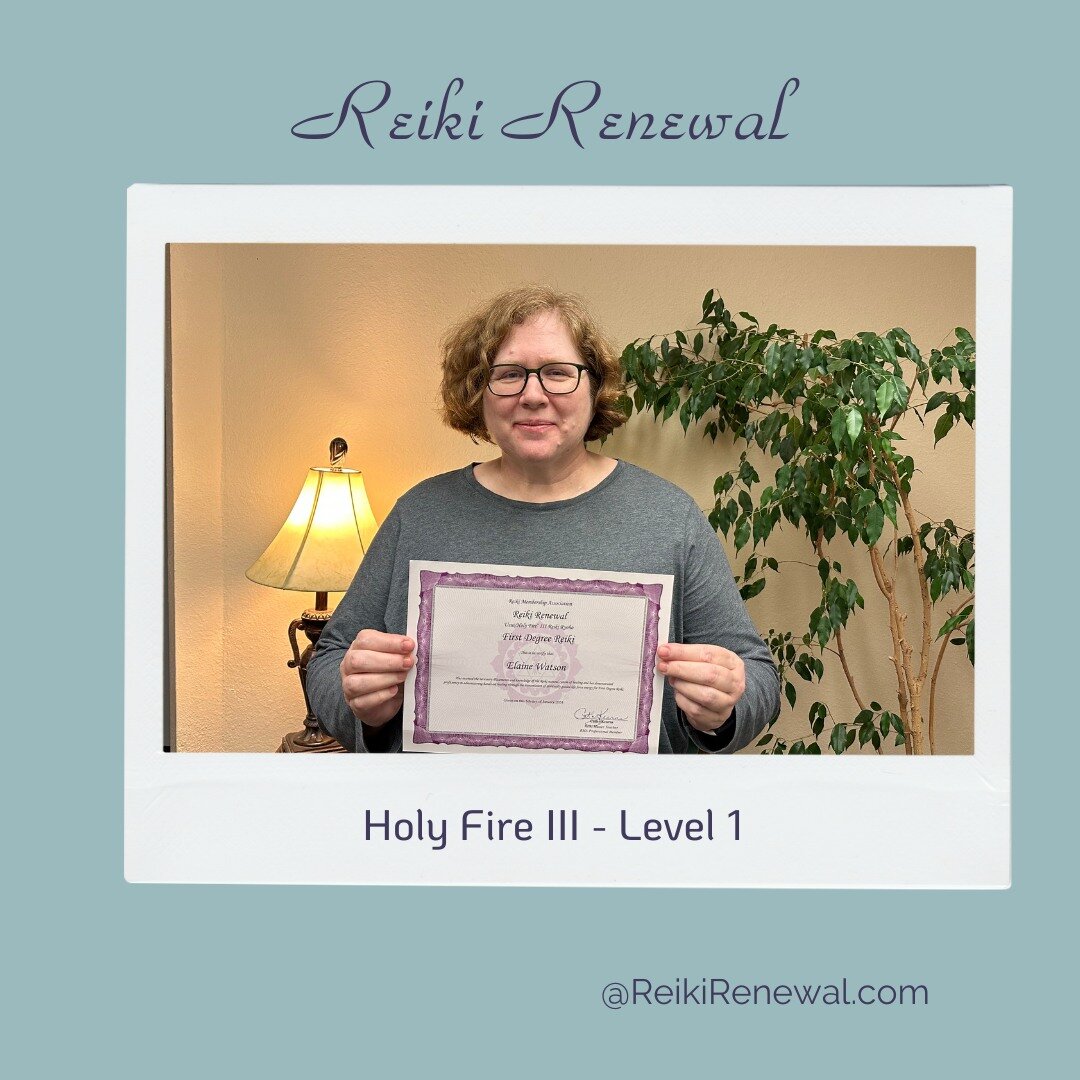 Congratulations 🎉 We have a Reiki I Graduate! I am so proud of all that you learned today. I can't wait to see what the future will look like for you!
*
*
*
#reikirenewal #reikimasterteacher #reikiI #reikiII #reikimaster #lightworkersunited #helping