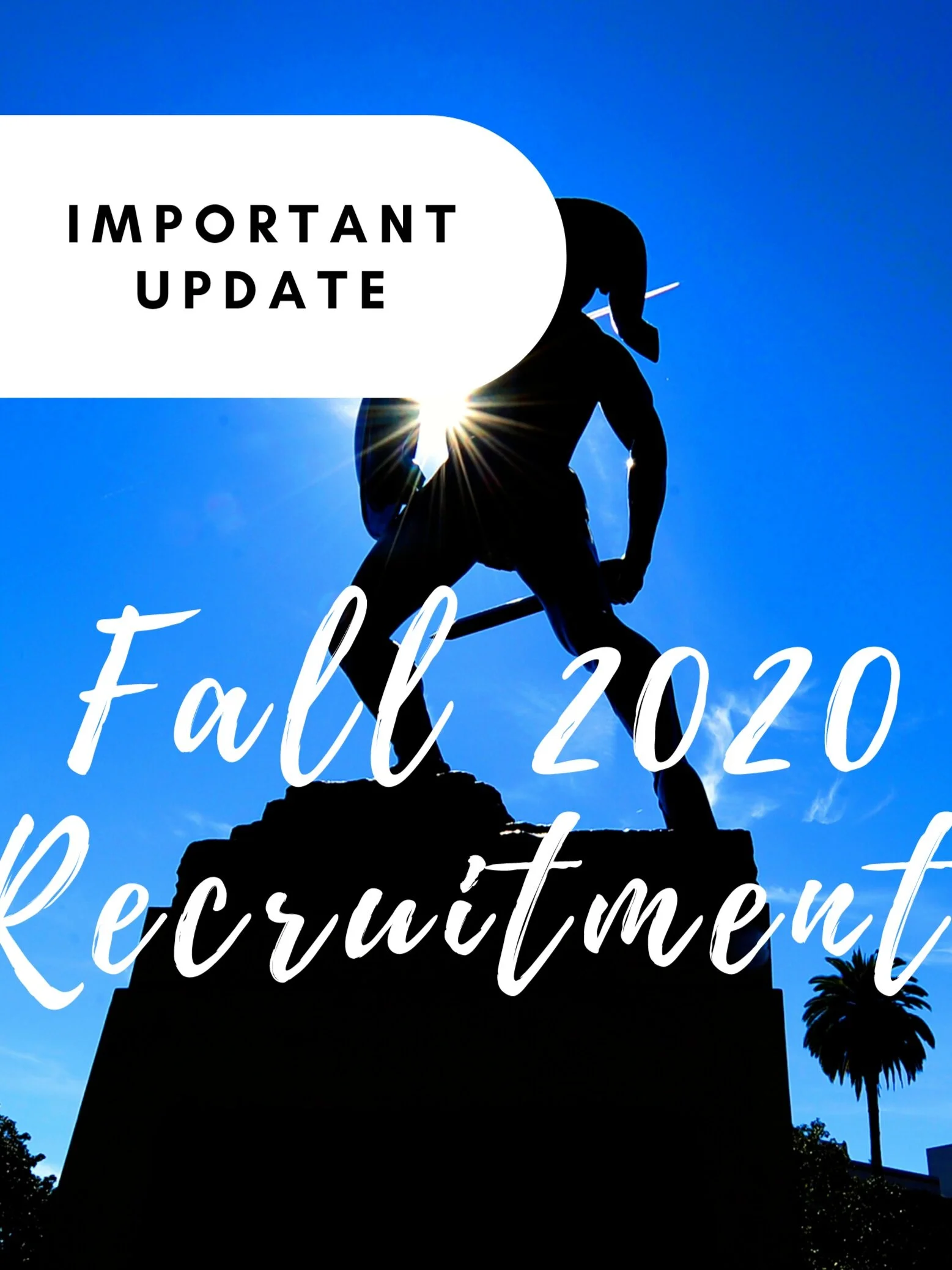 Fall 2020 Recruitment Update 