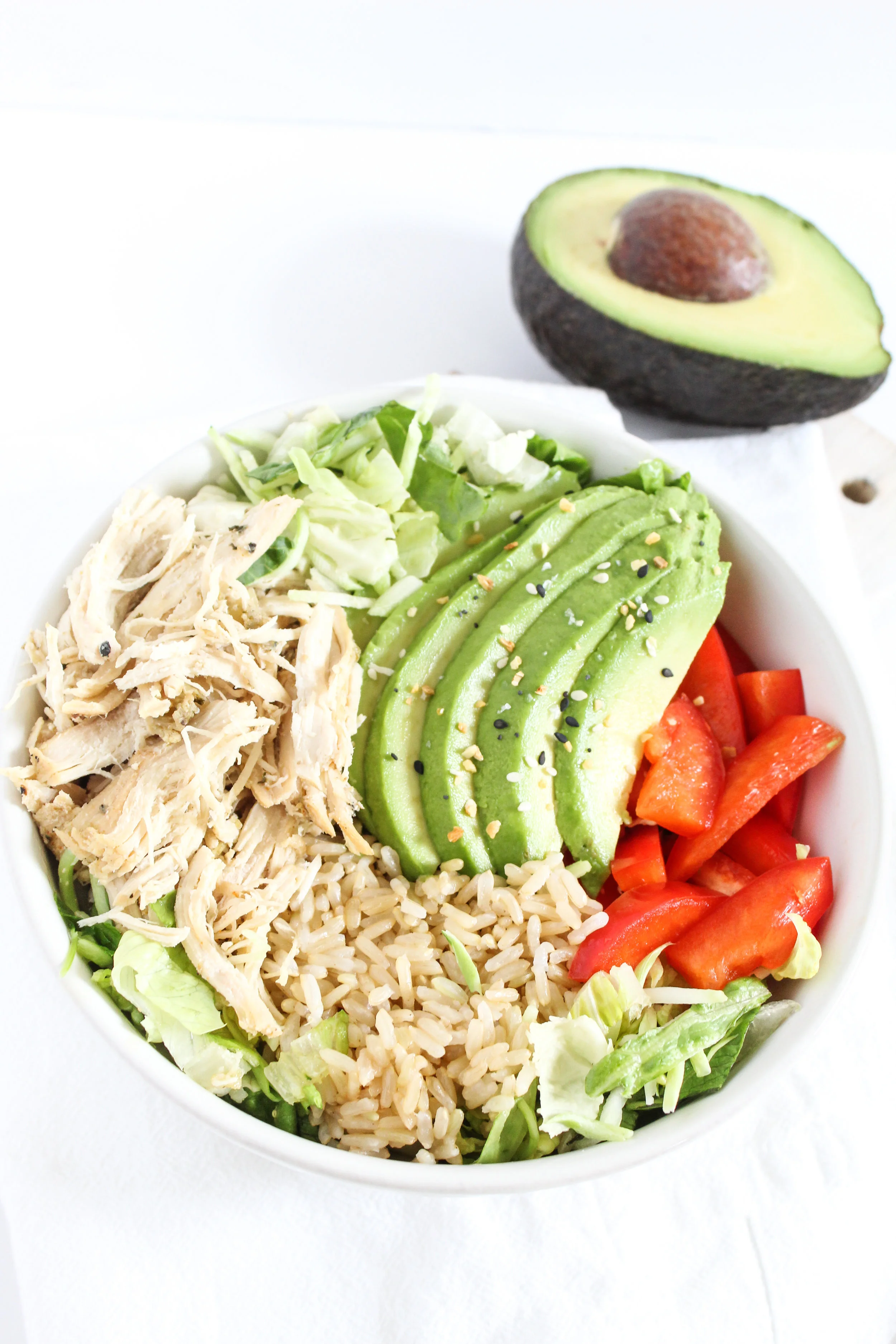 Instant Pot Chicken Verde Taco Salad
