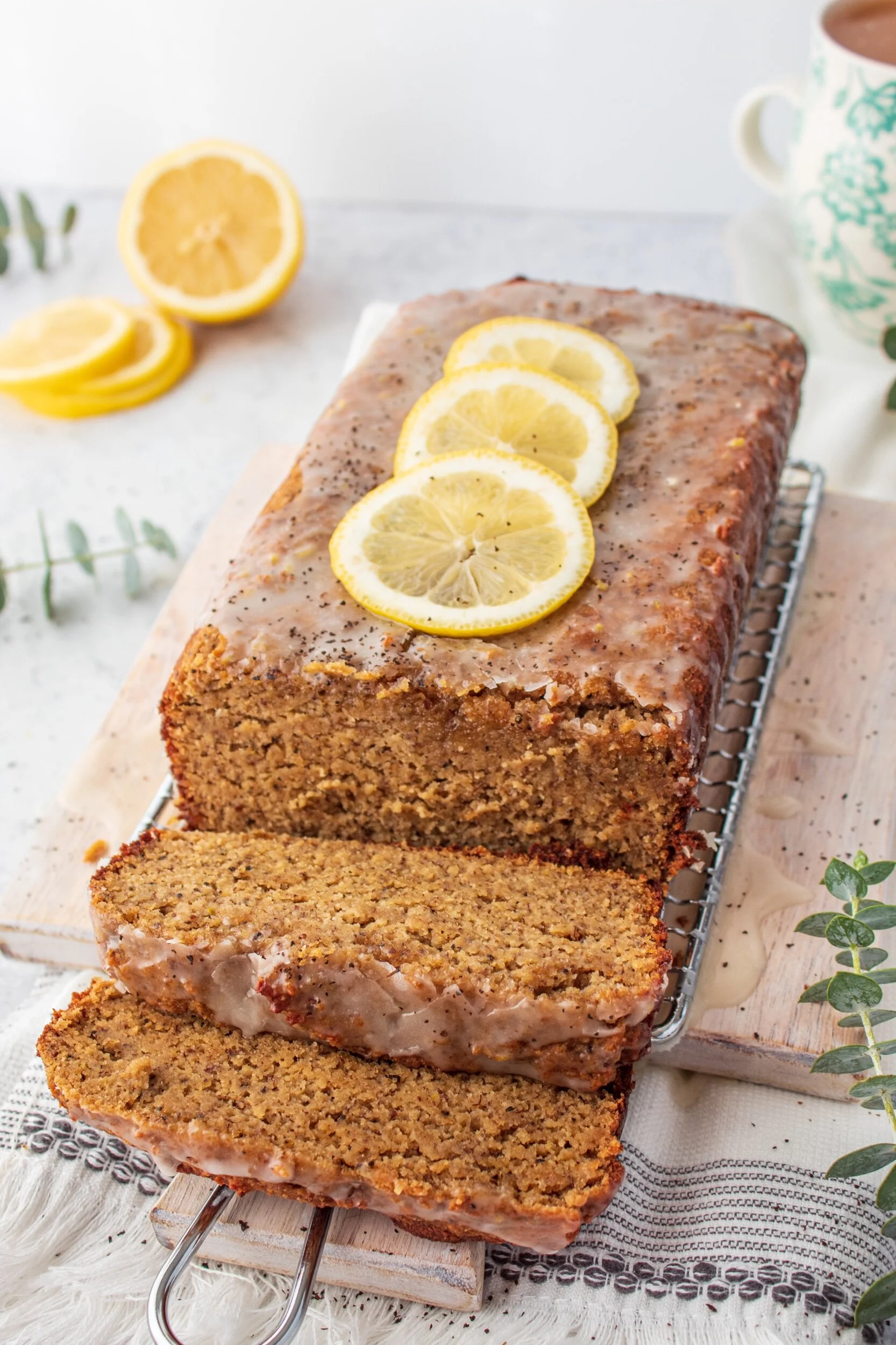 Gluten-Free Earl Grey Lemon Banana Bread