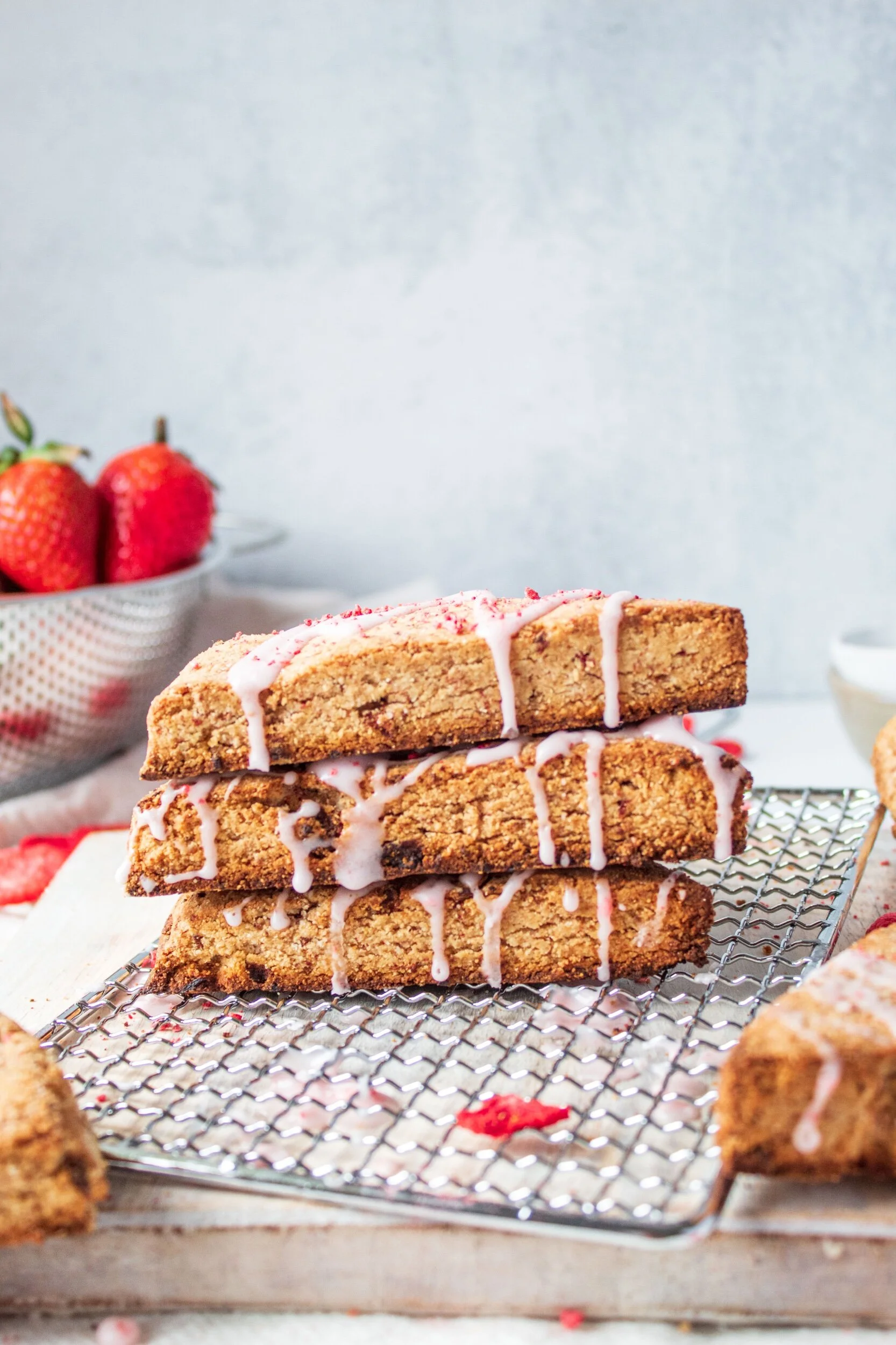 Gluten-Free Strawberries &amp; Cream Scones