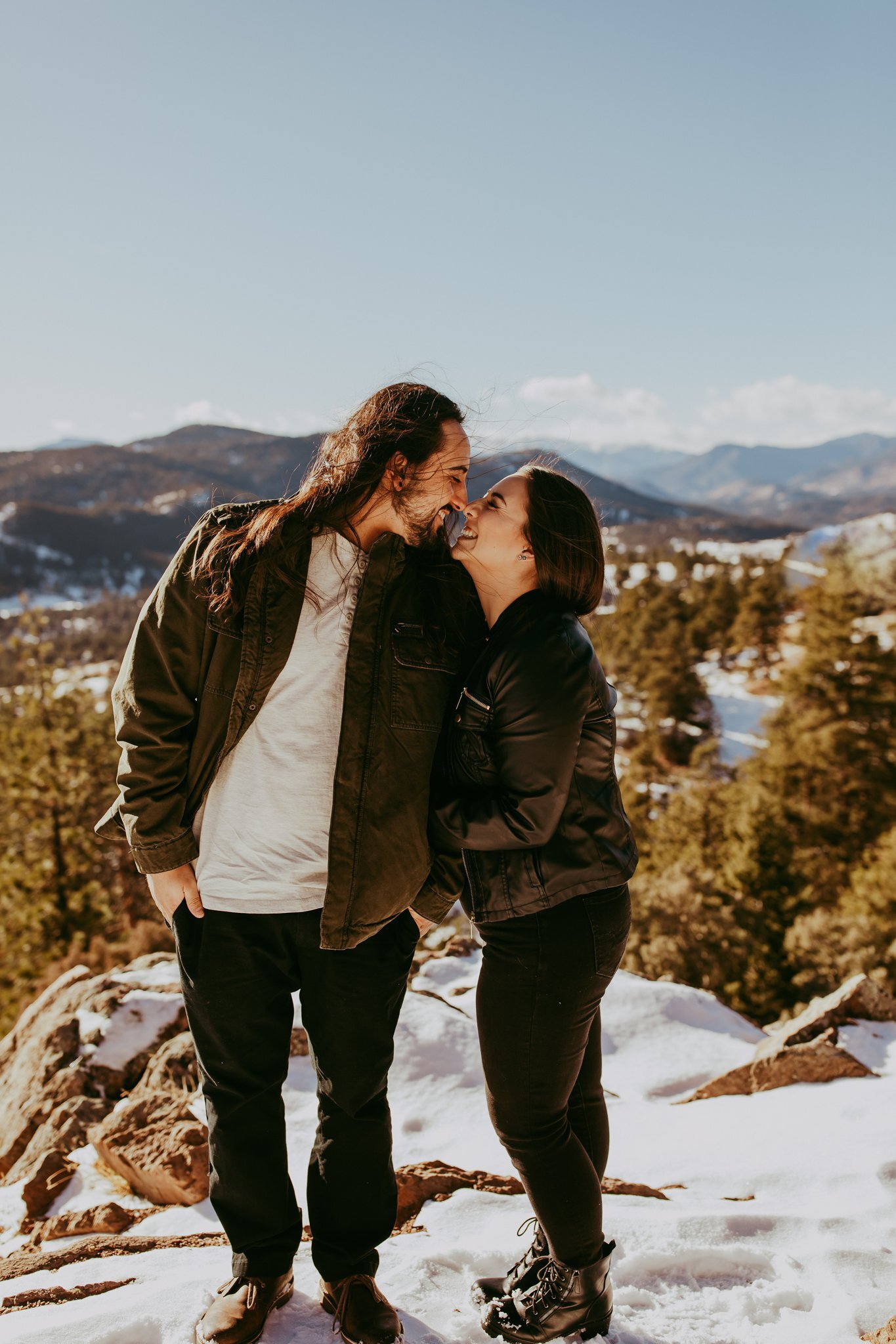 colorado mountain engagemColorado Mountain Engagement Session // Mount Falcon, Indian Hills, Coloradoent session