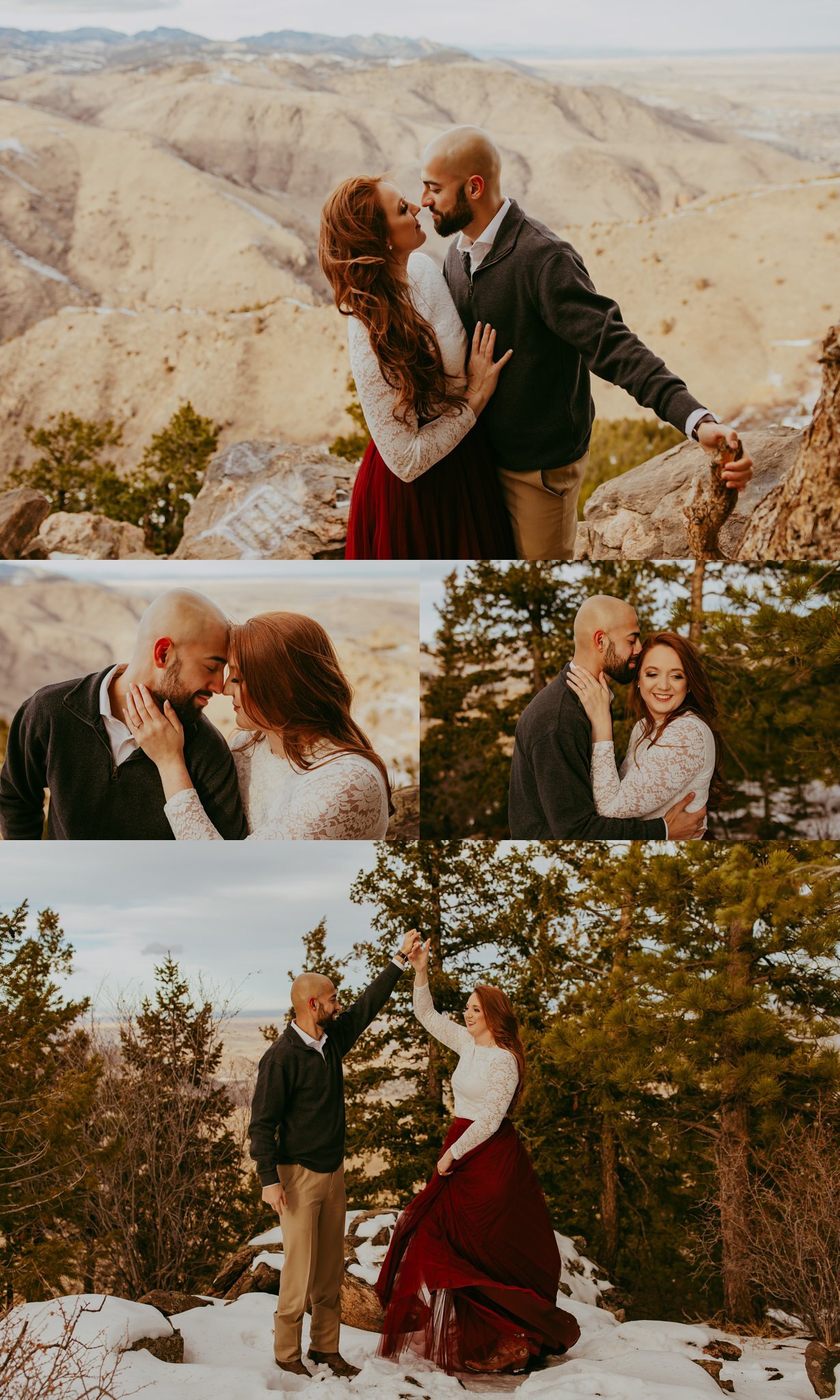 Winter Engagement Photos // Lookout Mountain in Golden, ColoradoWinter Engagement Photos // Lookout Mountain in Golden, Colorado