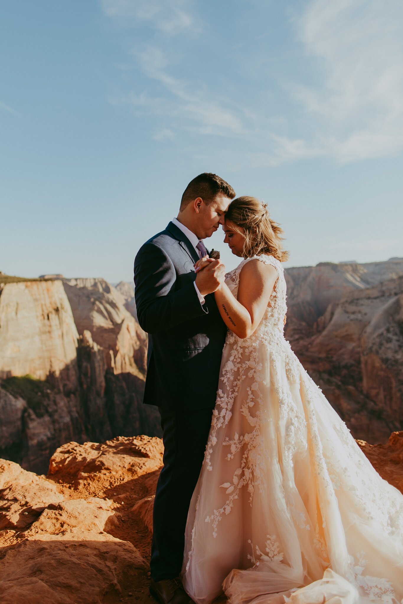 Zion National Park Elopement - Observation Point, Utah