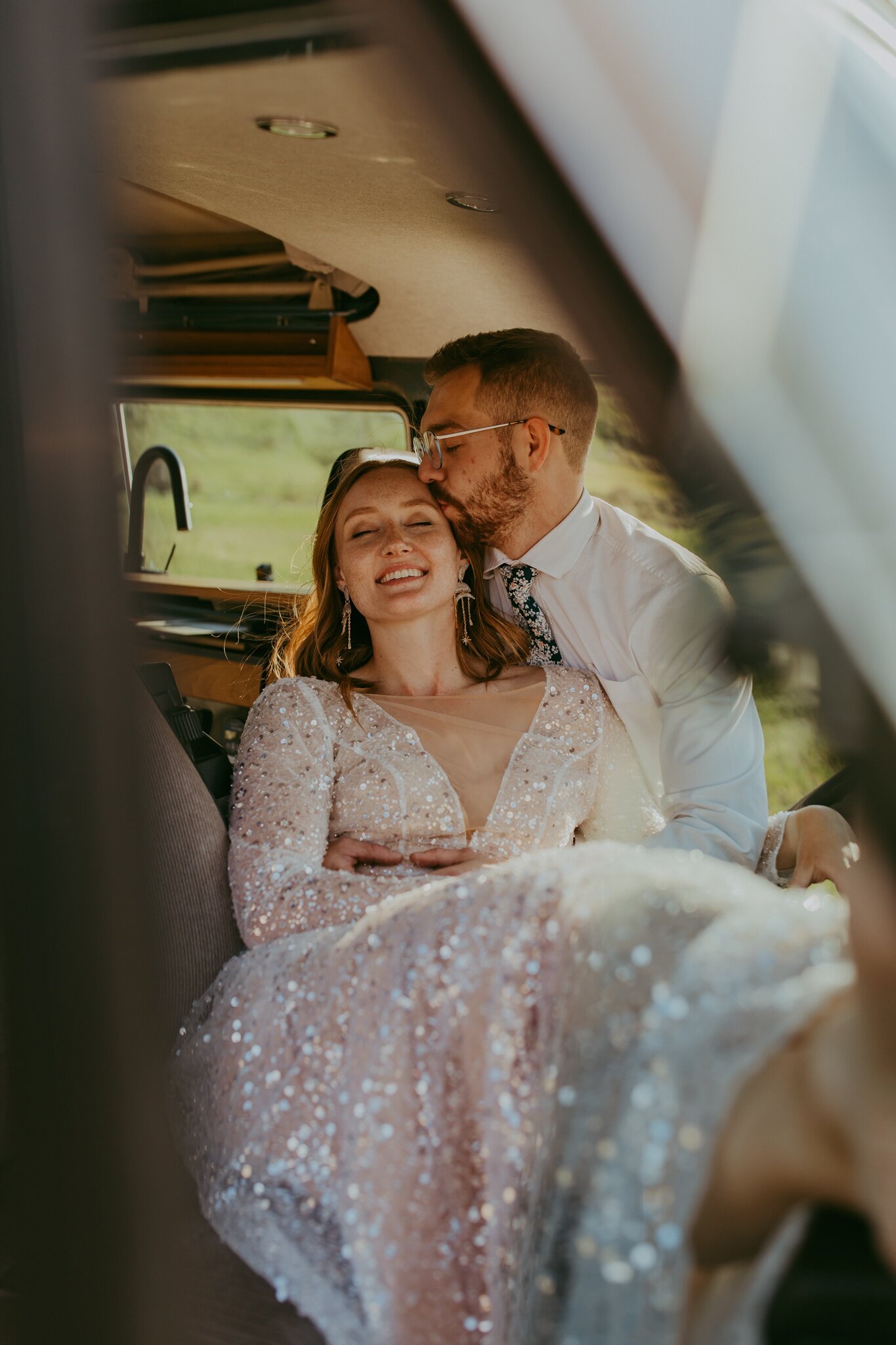 Bohemian Van Elopement Breckenridge Colorado