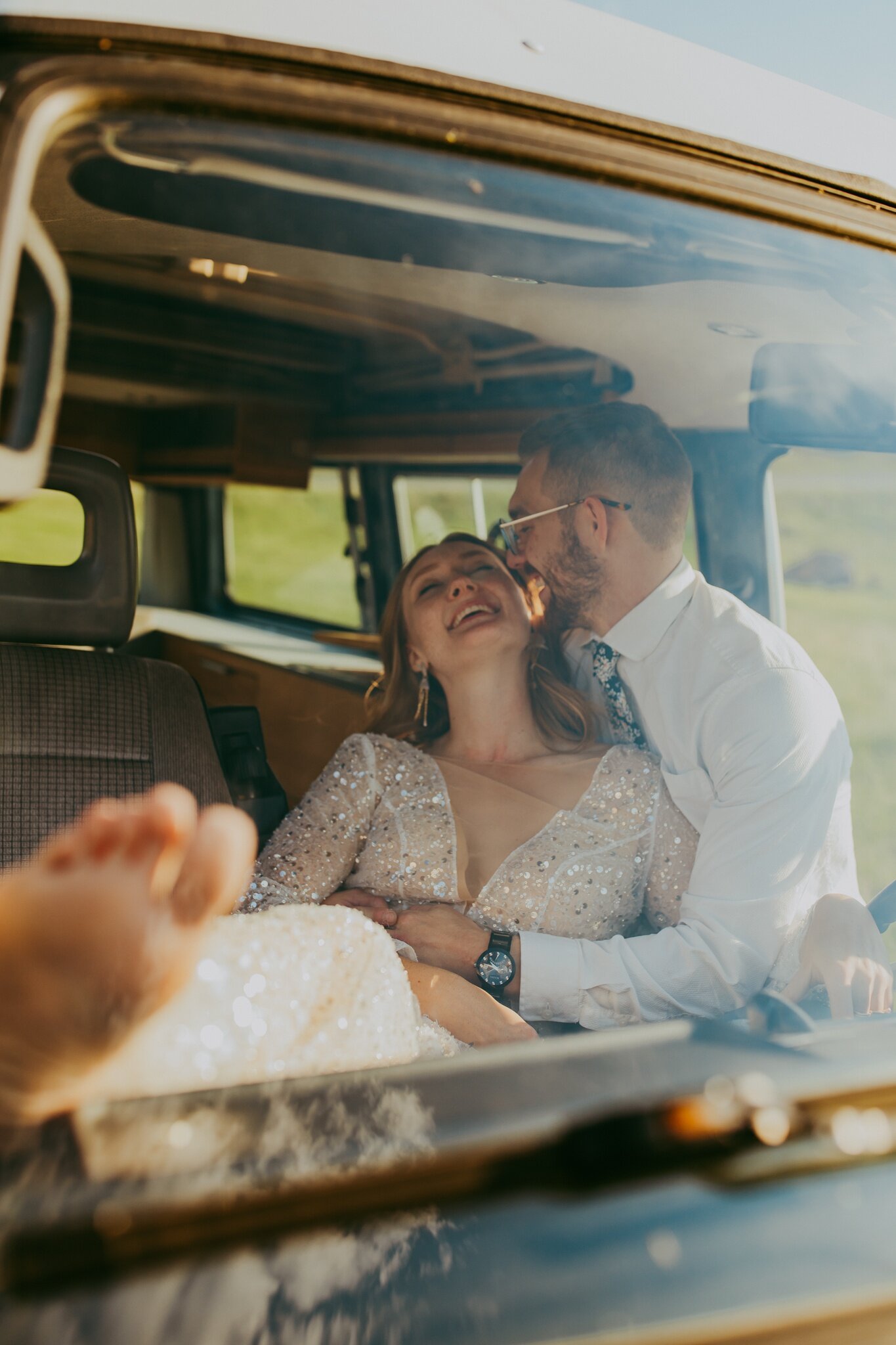 Bohemian Van Elopement Breckenridge Colorado