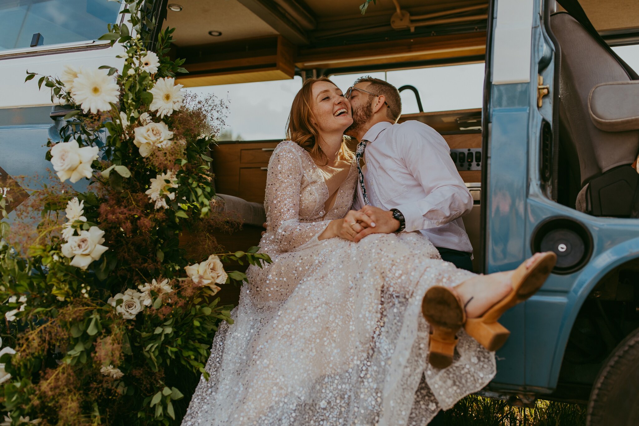 Bohemian Van Elopement Breckenridge Colorado