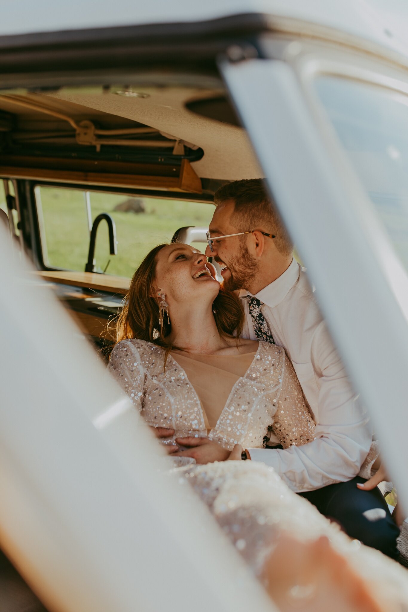 Bohemian Van Elopement Breckenridge Colorado