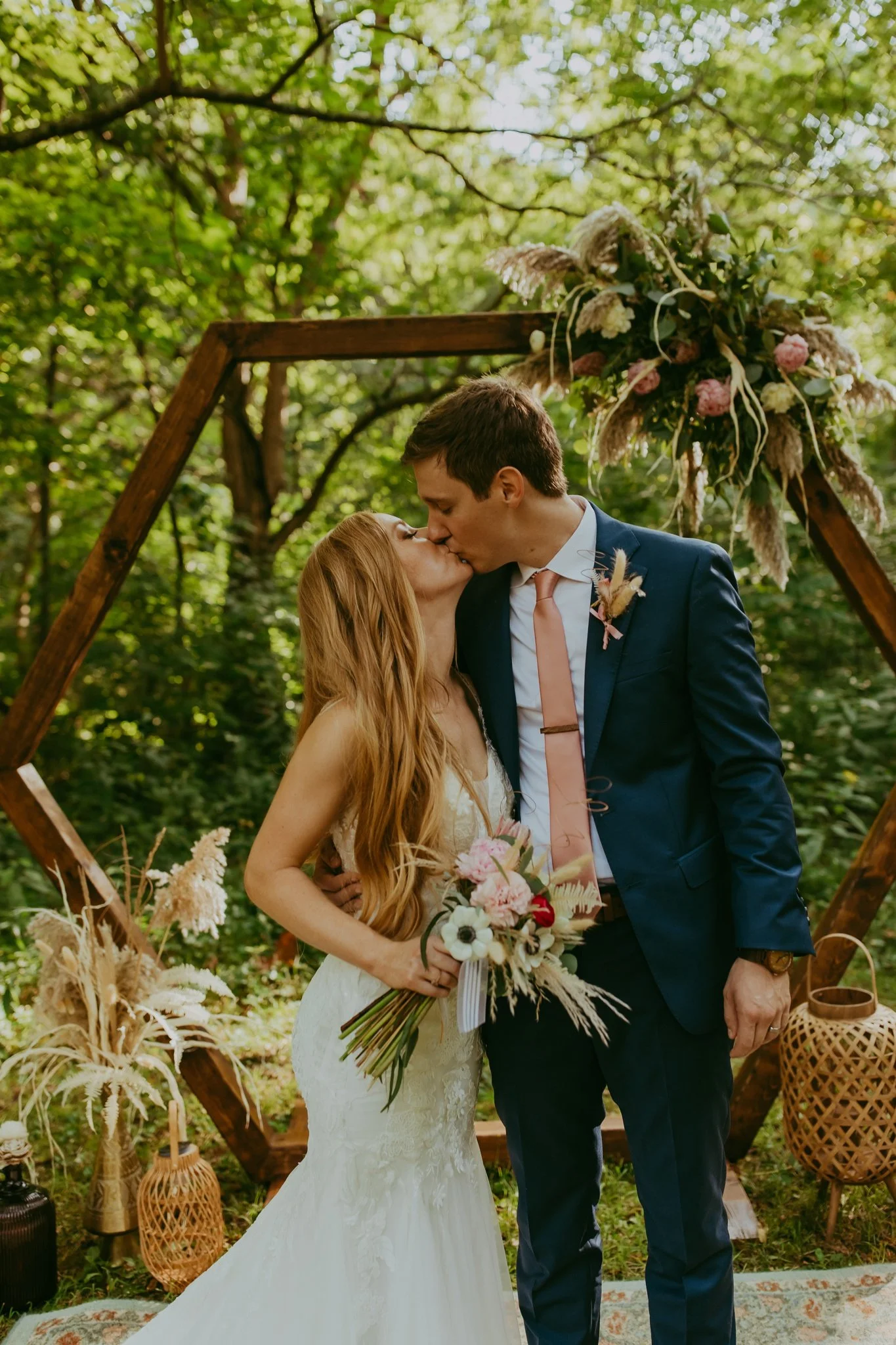 Colorado Boho Canoe Wedding near Denver, CO