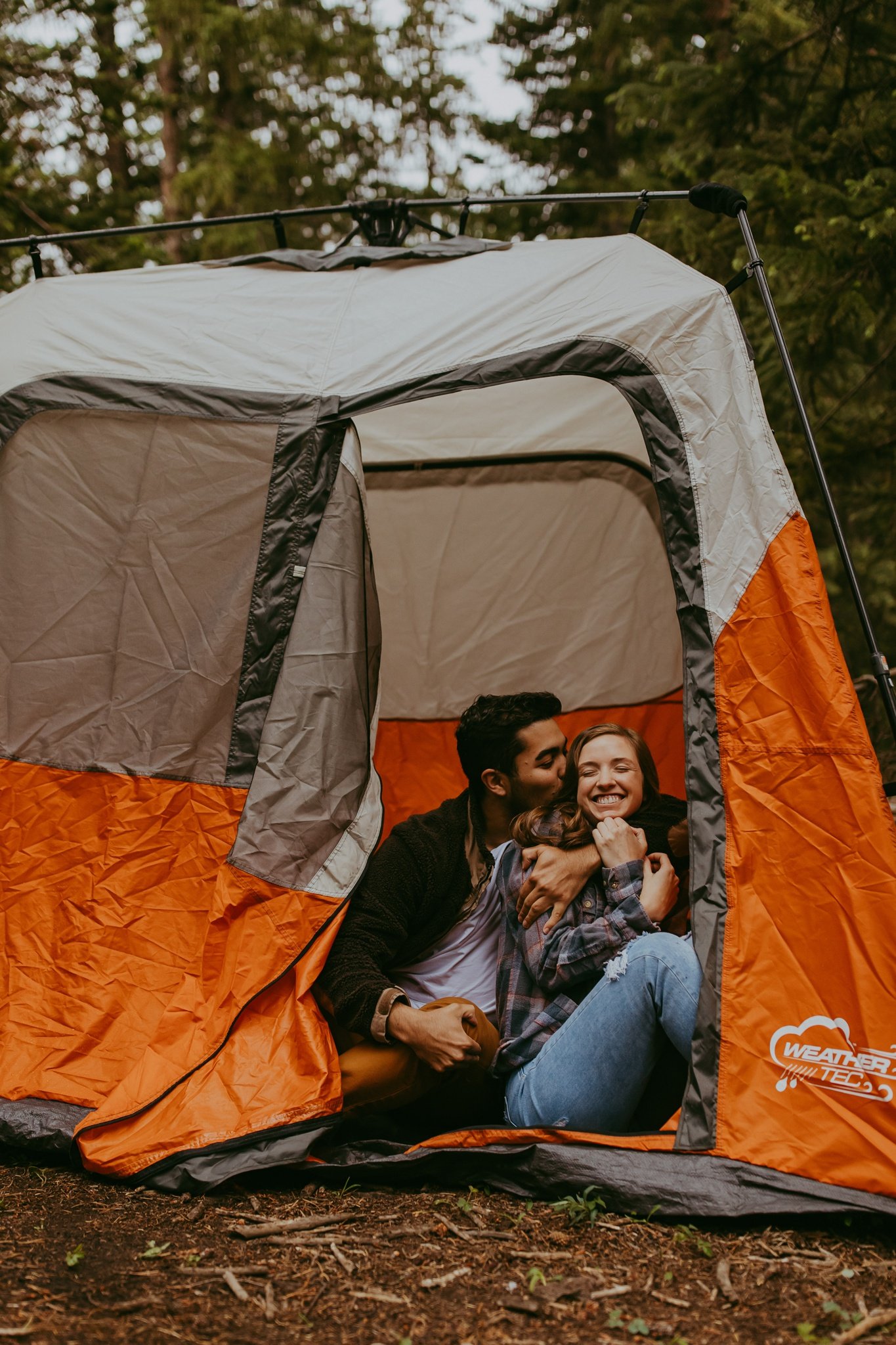 Camping Engagement Session in Breckenridge, Colorado