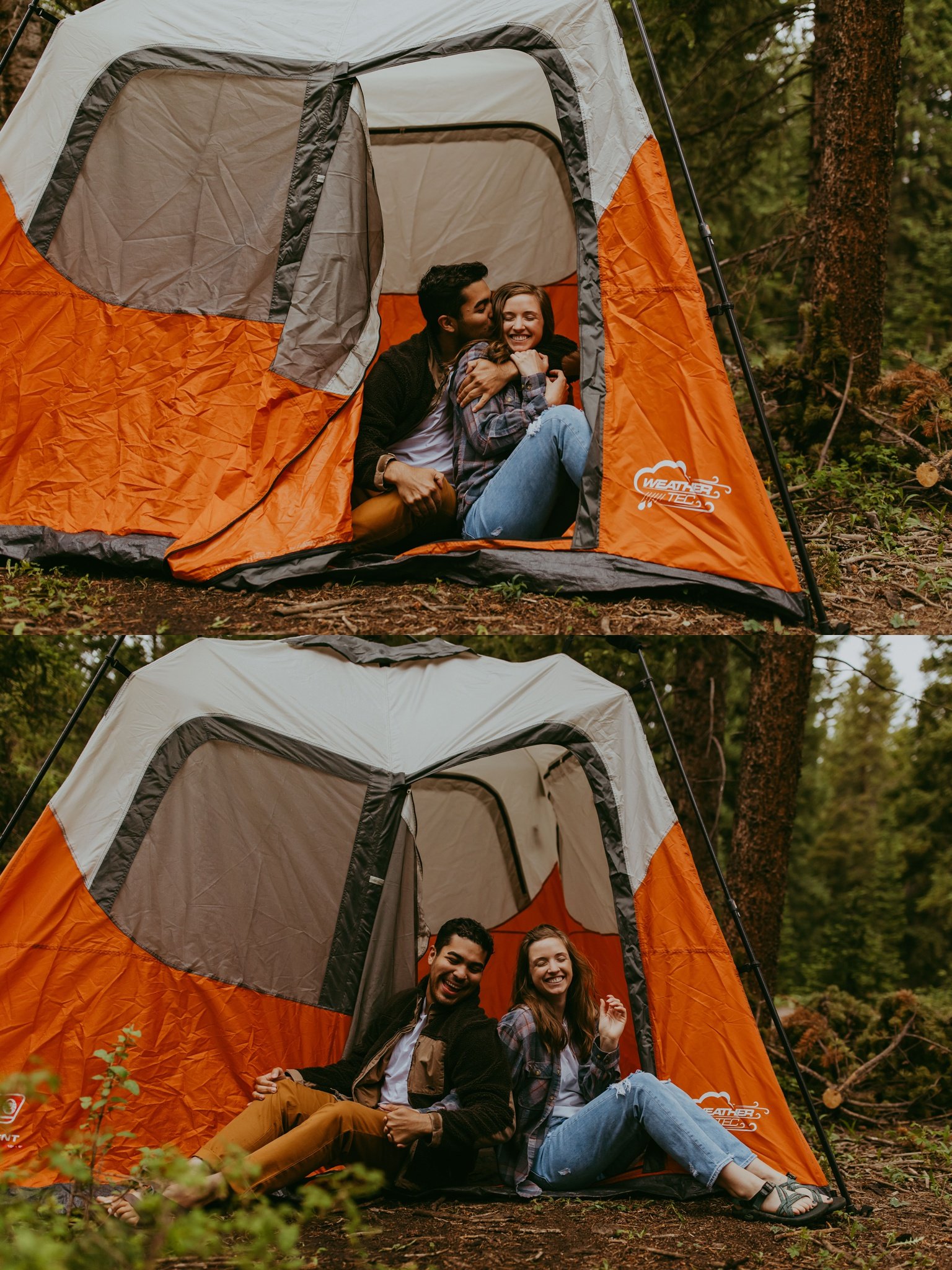 Camping Engagement Session in Breckenridge, Colorado