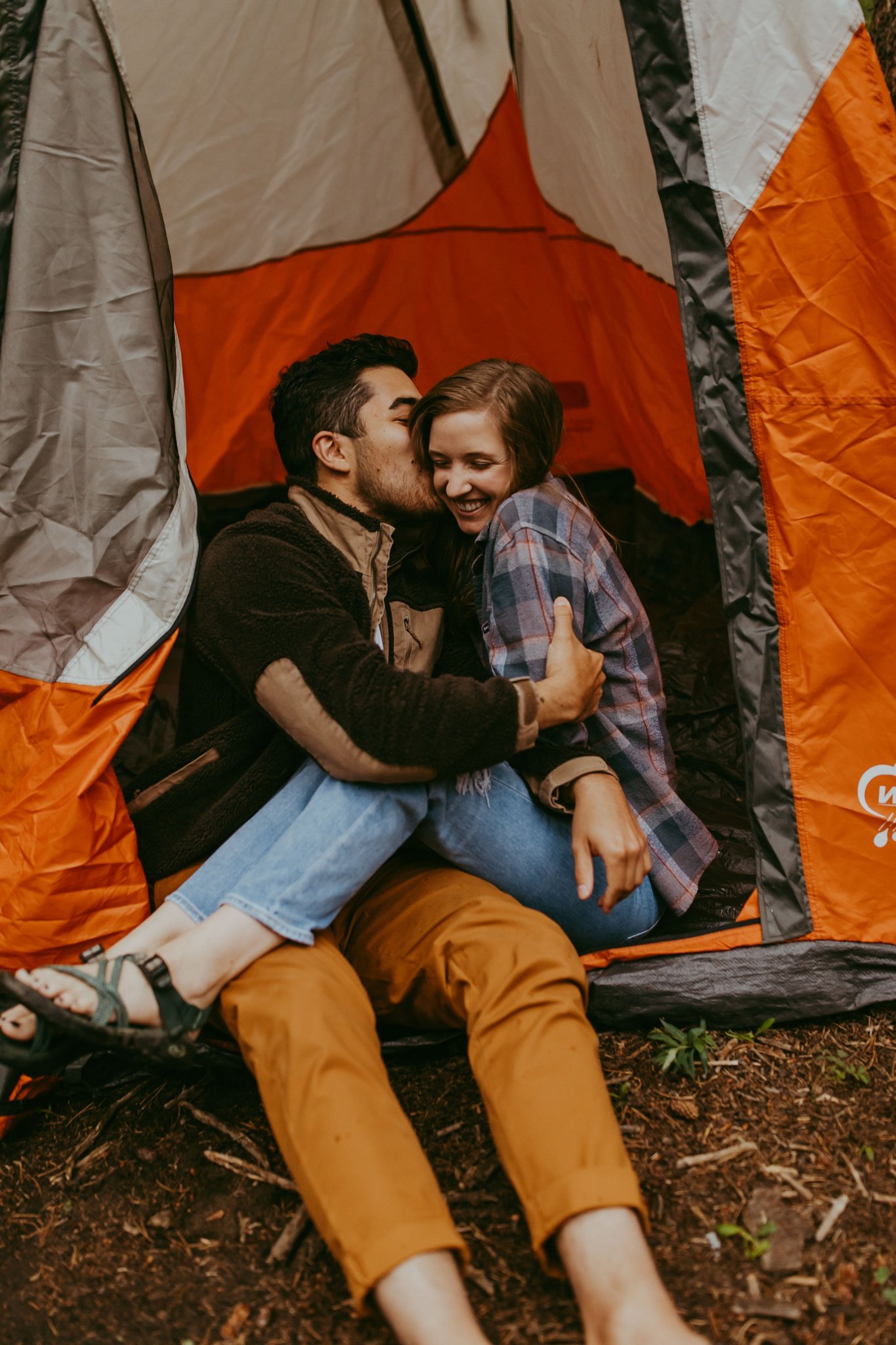 Camping Engagement Session in Breckenridge, Colorado